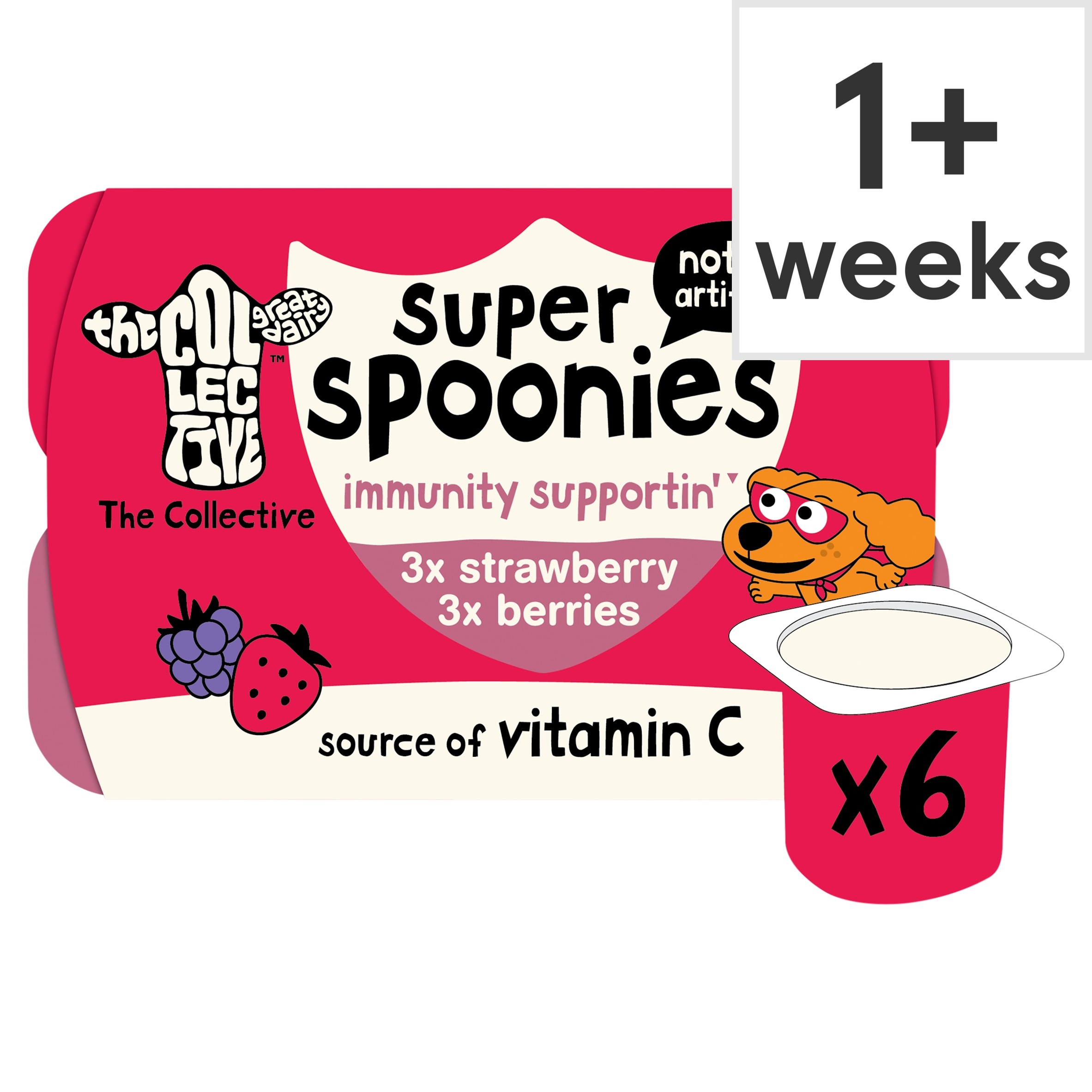The Collective Super Spoonies Immunity Supporting Strawberry & Berries