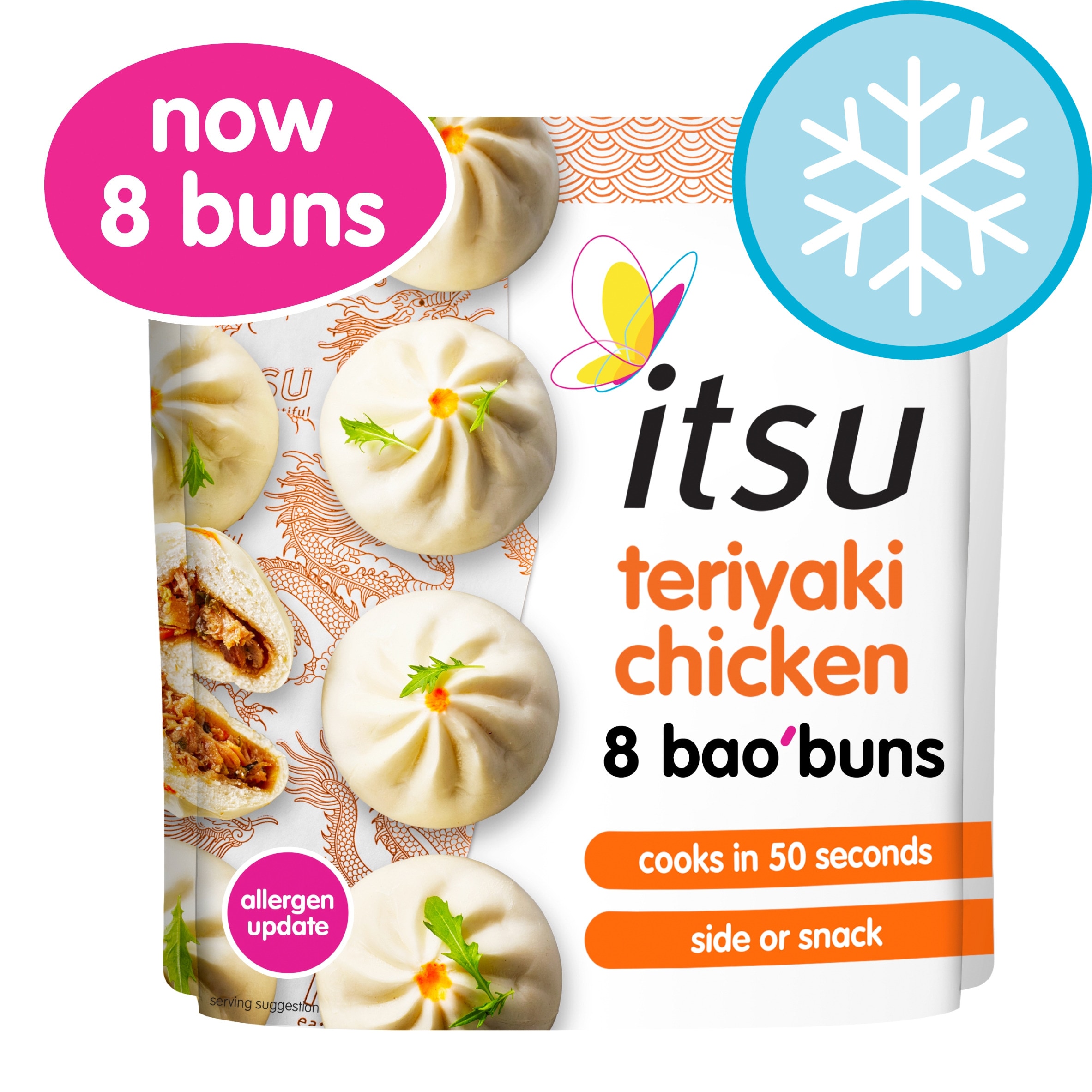 itsu teriyaki chicken 8 bao buns