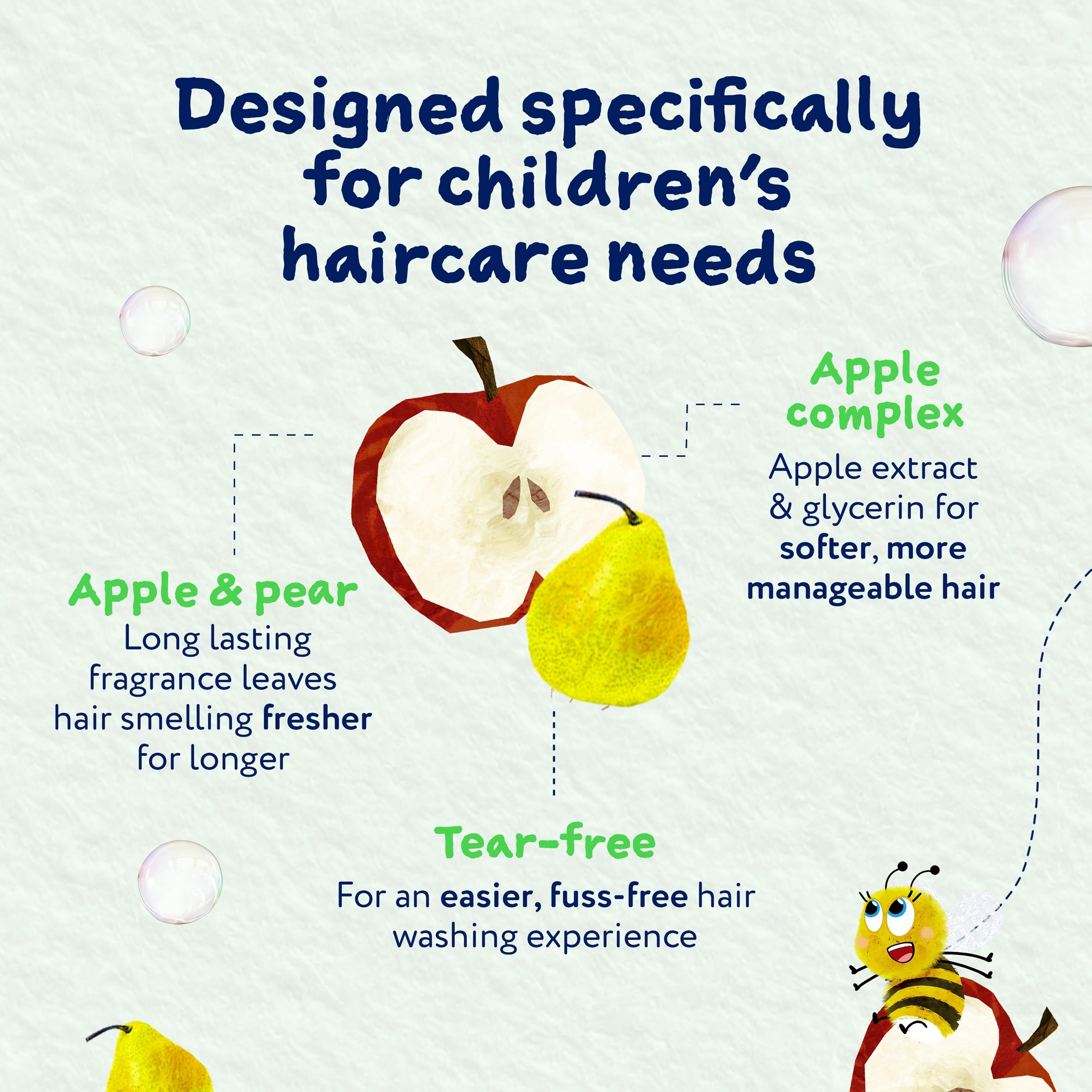 Childs Farm 2 in1 Shampoo & Conditioner Apple & Pear 250ml thumbnail 4