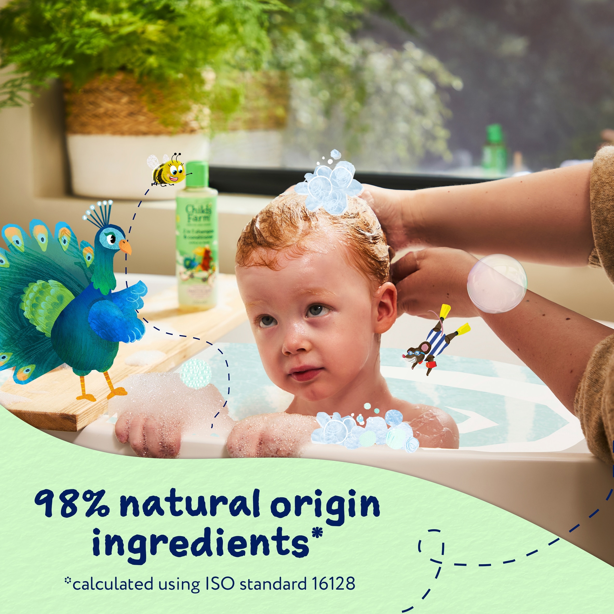 Childs Farm 2 in1 Shampoo & Conditioner Apple & Pear 250ml thumbnail 5