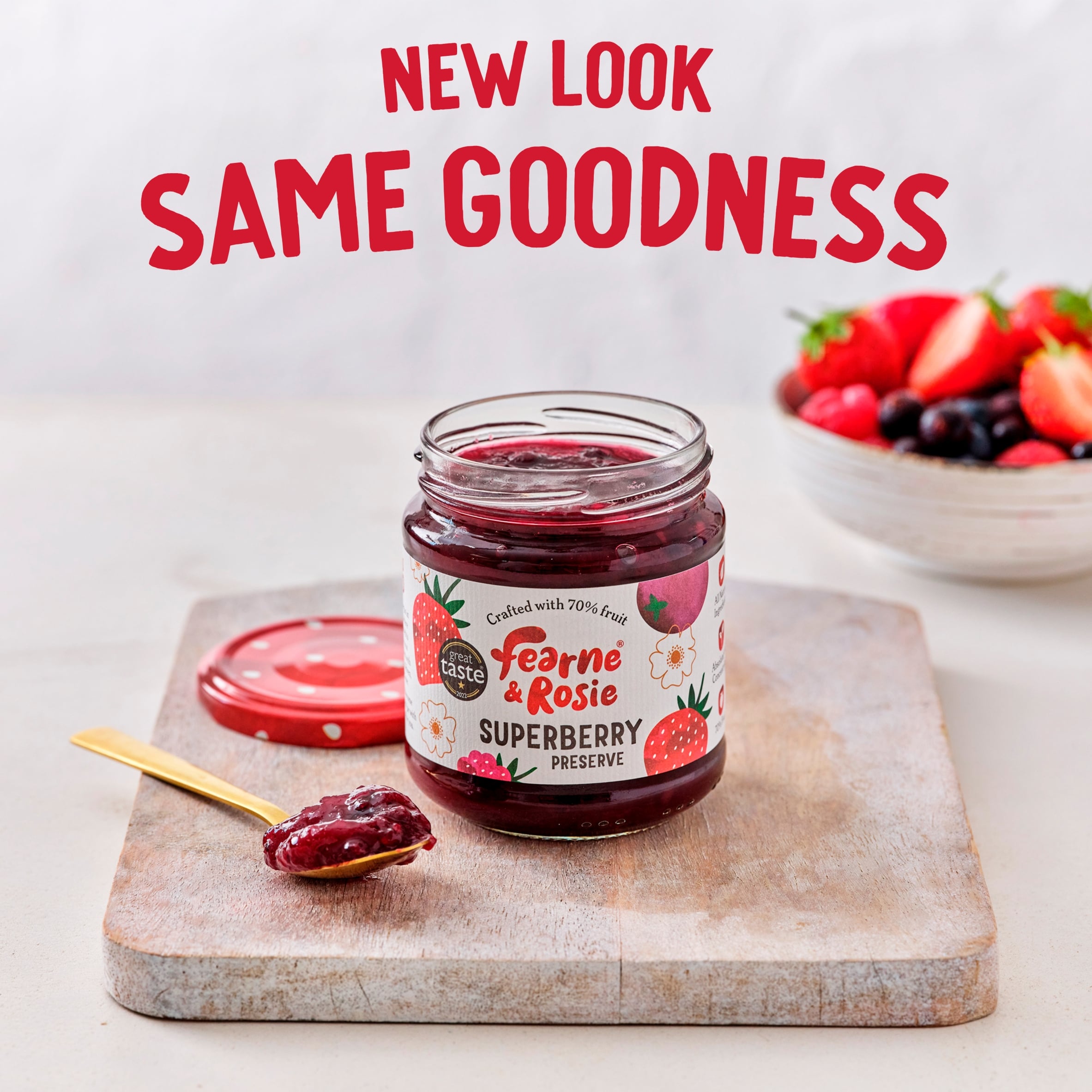 Fearne & Rosie Superberry Preserve 310g thumbnail 4
