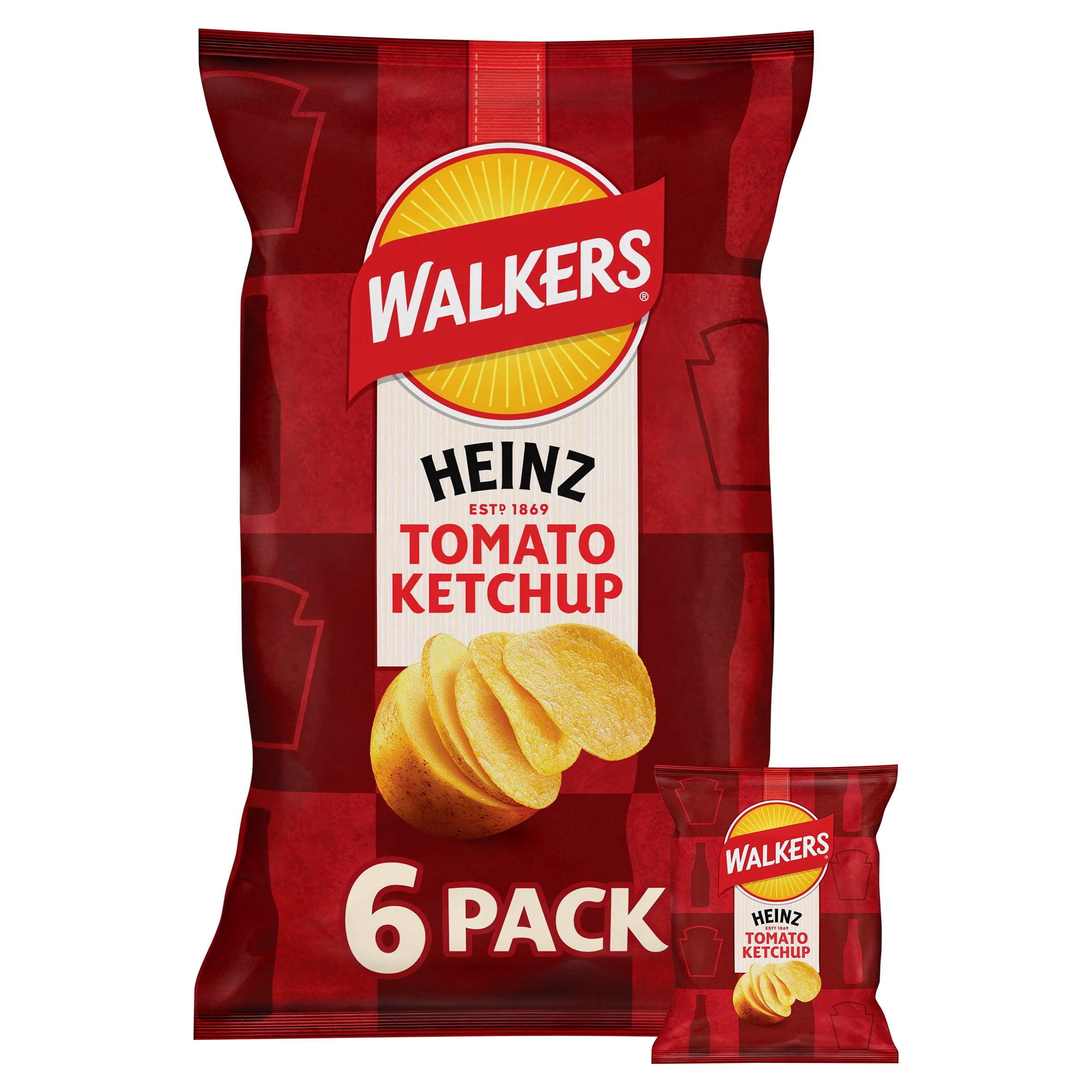 Walkers Tomato Ketchup Multipack Crisps