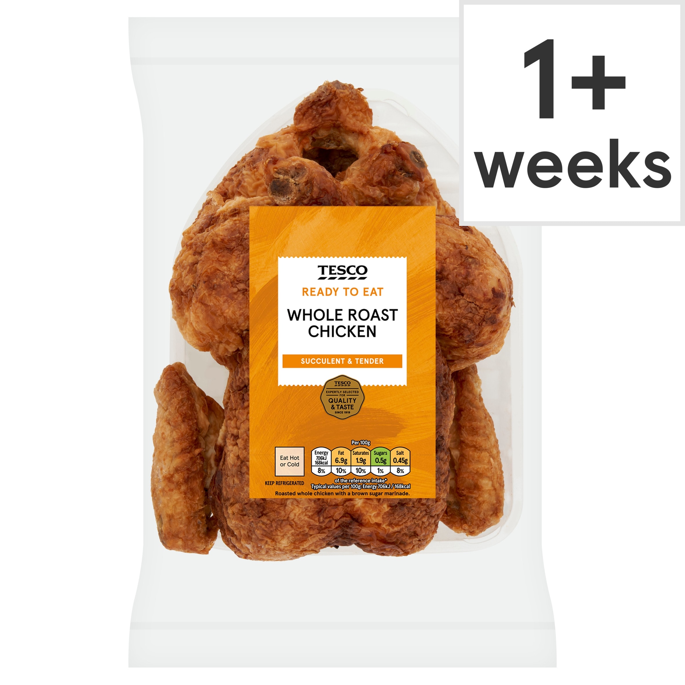 Tesco Whole Roast Chicken (1.16kg – 1.47kg) 