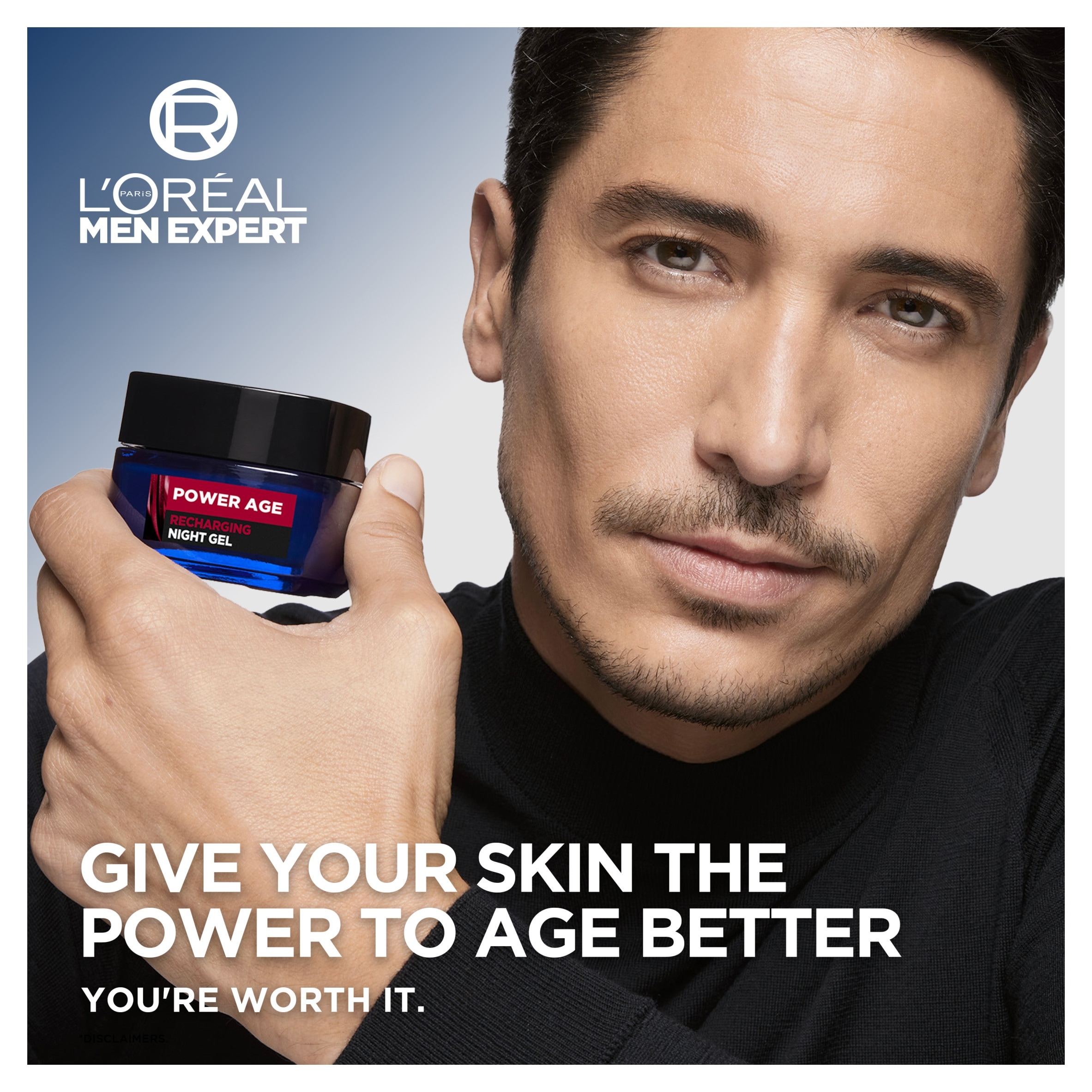  L'Oreal Men Expert Power Age Recharging Night Gel 50ml thumbnail 2