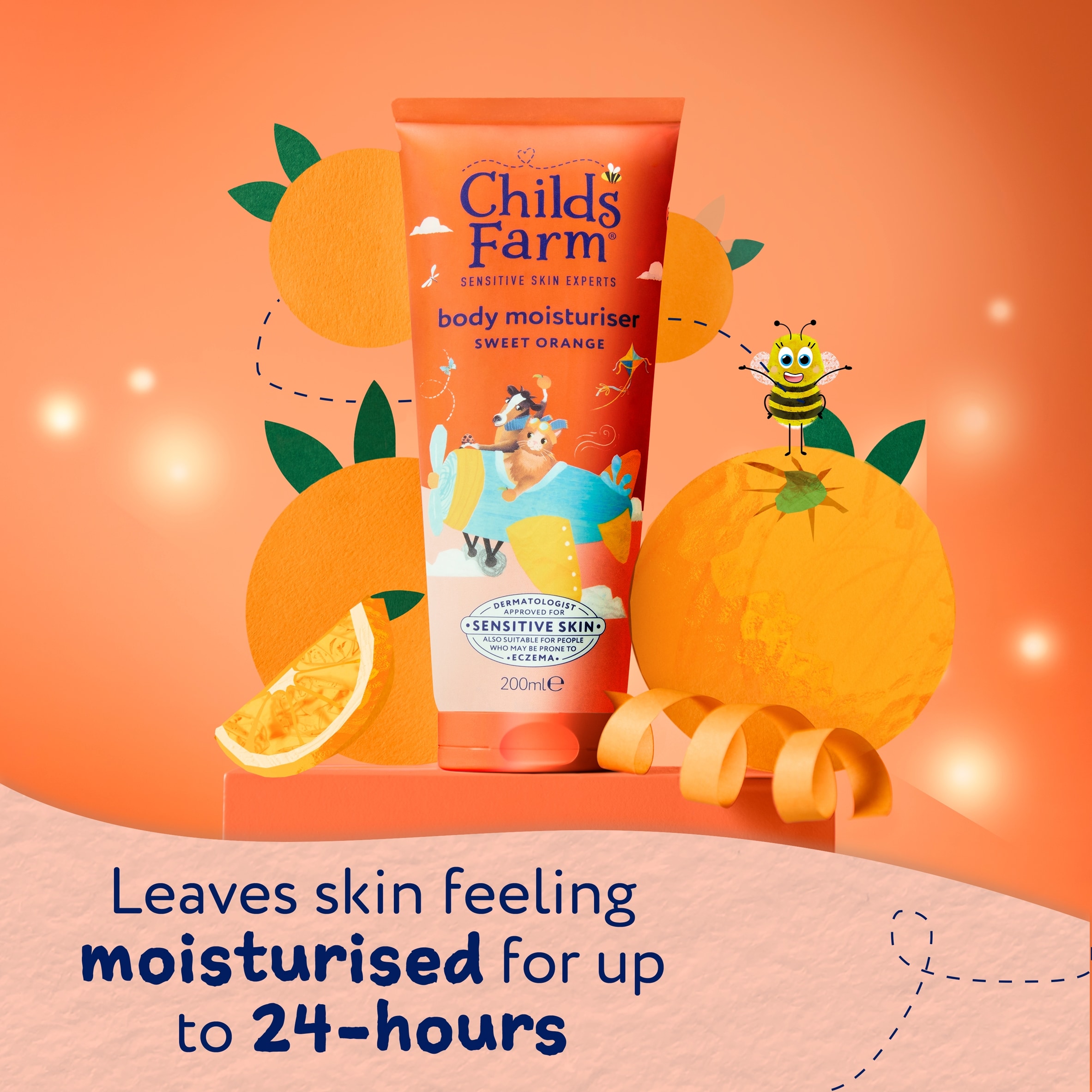 Childs Farm Body Moisturiser Sweet Orange Fragranced 200ml thumbnail 5