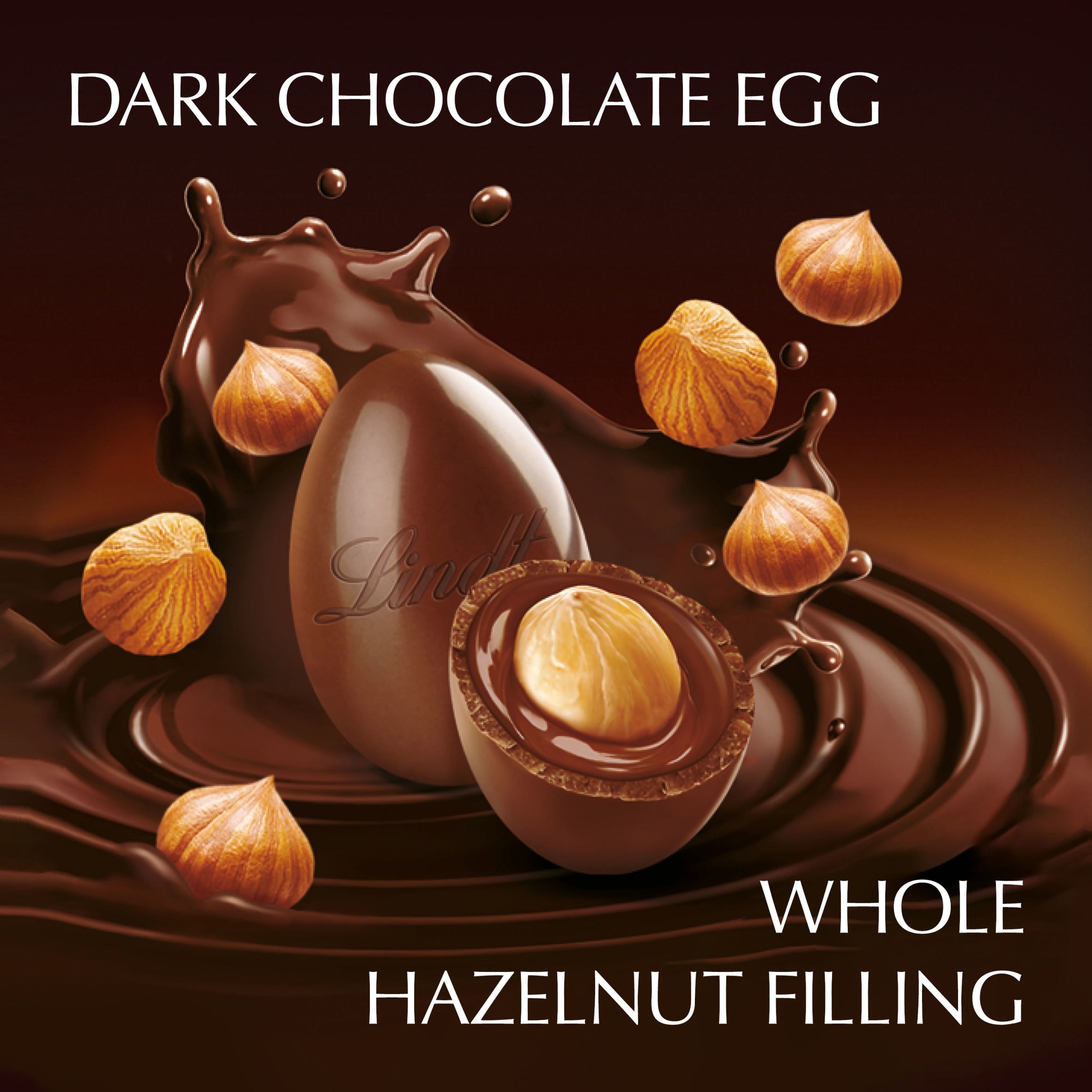 Lindt Gourmet Milk Chocolate Eggs with Whole Roasted Hazelnut 130g thumbnail 2