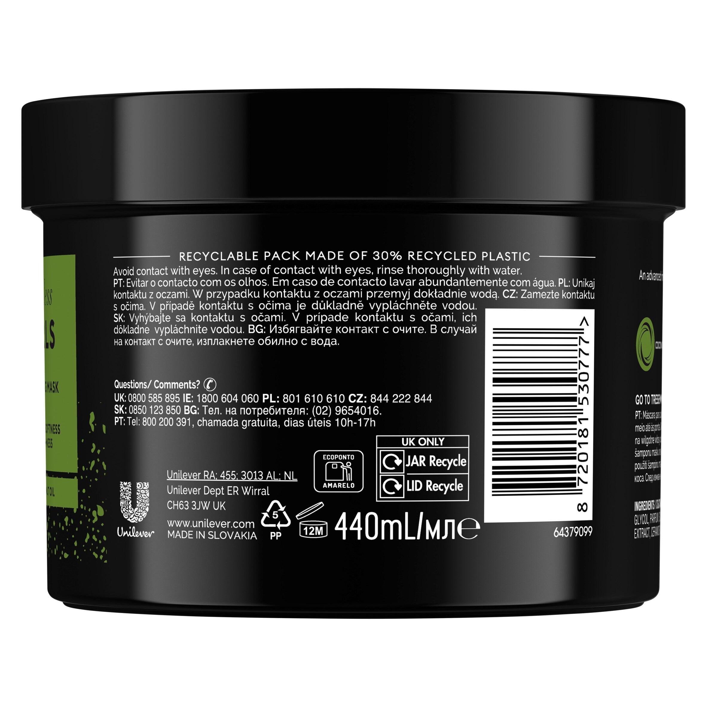 Tresemme Flawless Curls Nourishing Hair Mask 440ml thumbnail 2
