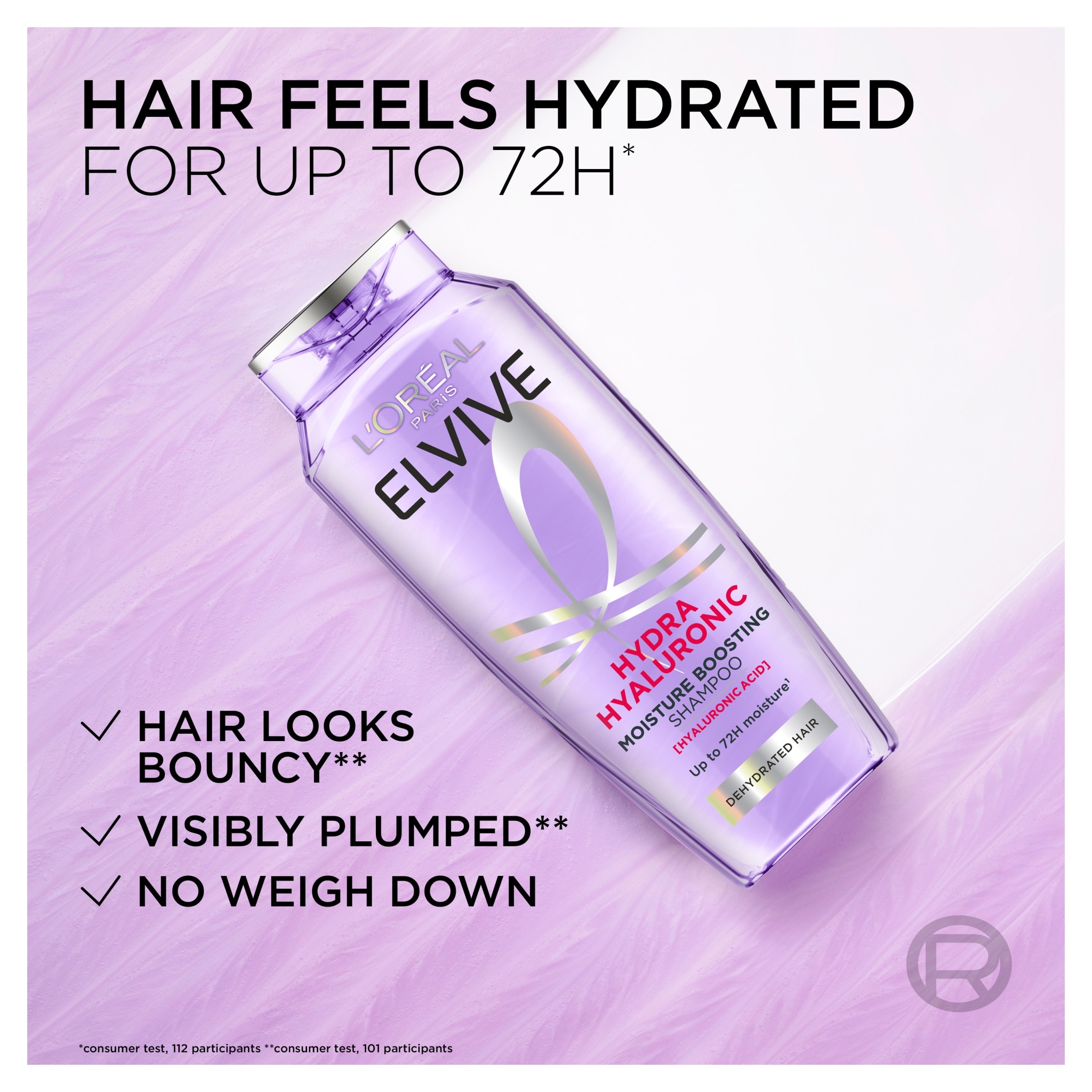 L'Oreal Elvive Hydra Hyaluronic Shampoo 400Ml thumbnail 3