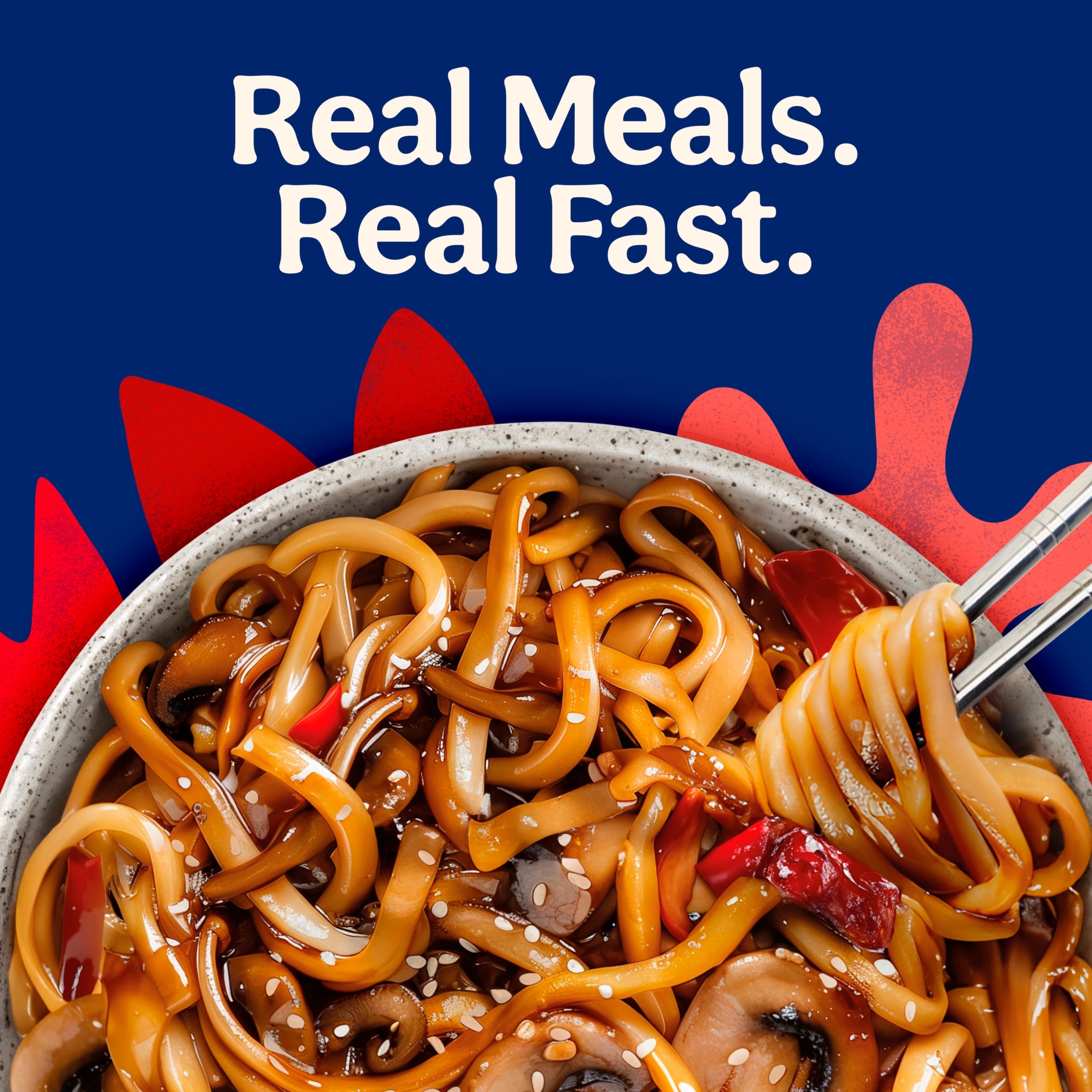 Bens Original Street Food Japanese Teriyaki Sauce Microwave Instant Noodles Ready Meal 250g thumbnail 2