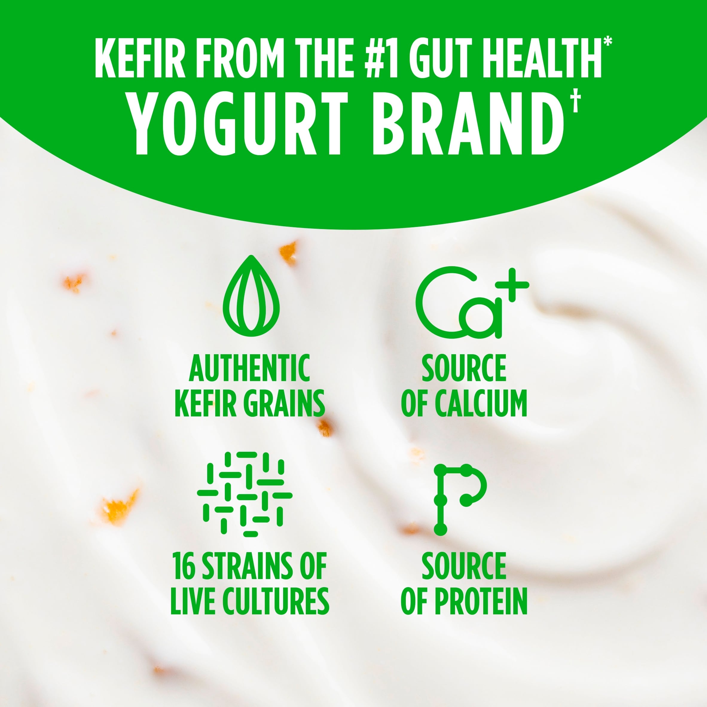 Activia Kefir Peach Passion Fruit Gut Health Yoghurt 345g thumbnail 3