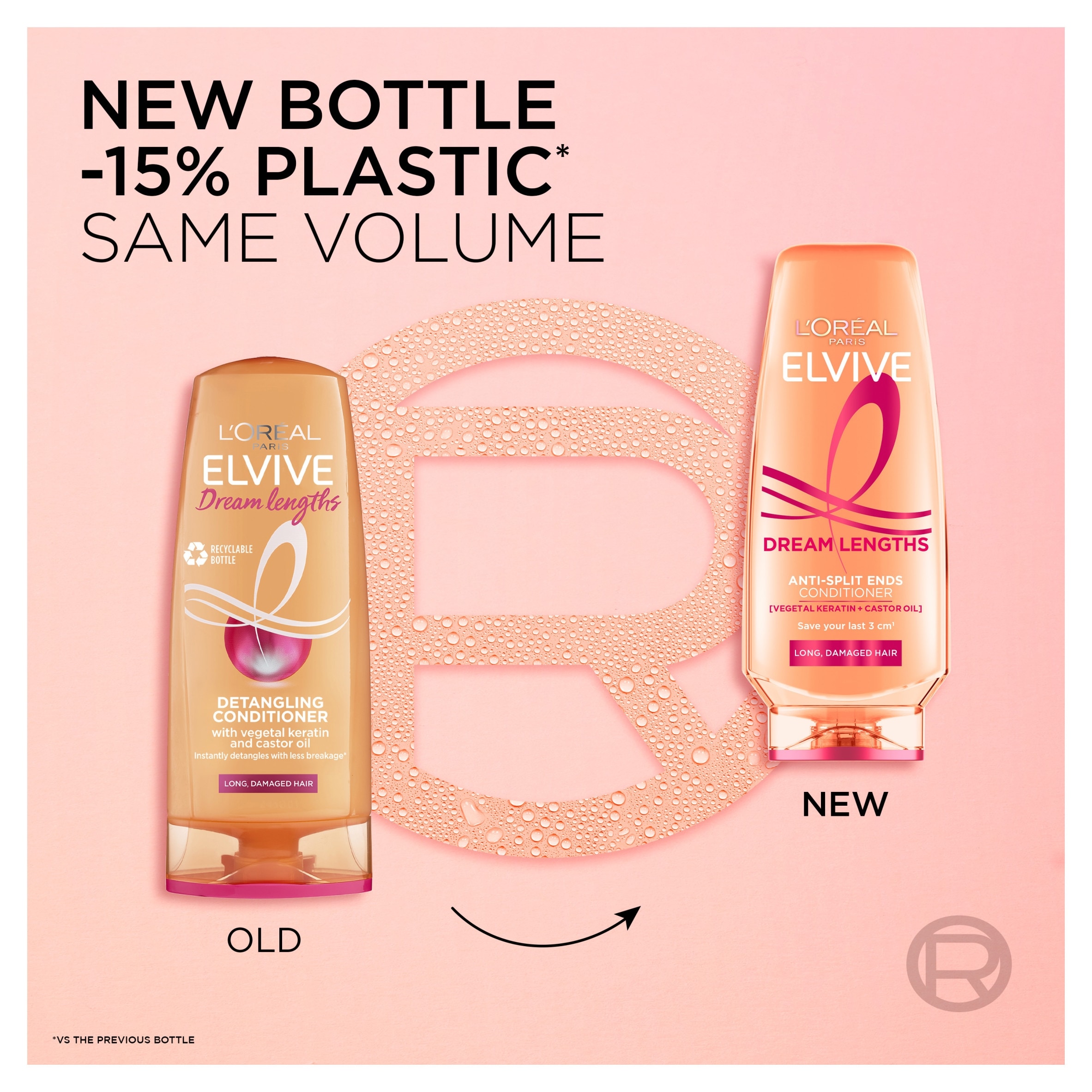 L'Oreal Elvive Dream Lengths Anti-Split Ends Conditioner 300Ml thumbnail 2