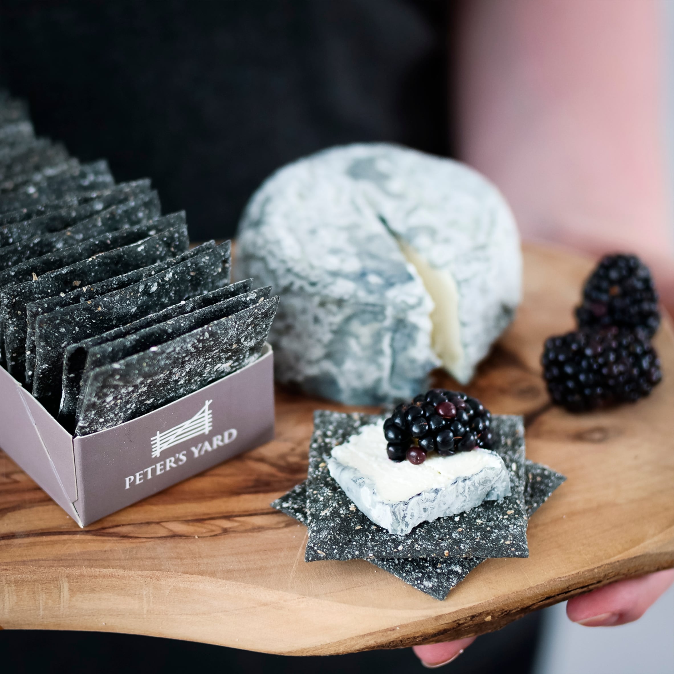 Peters Yard Rye & Charcoal Sourdough Crackers 90g thumbnail 3