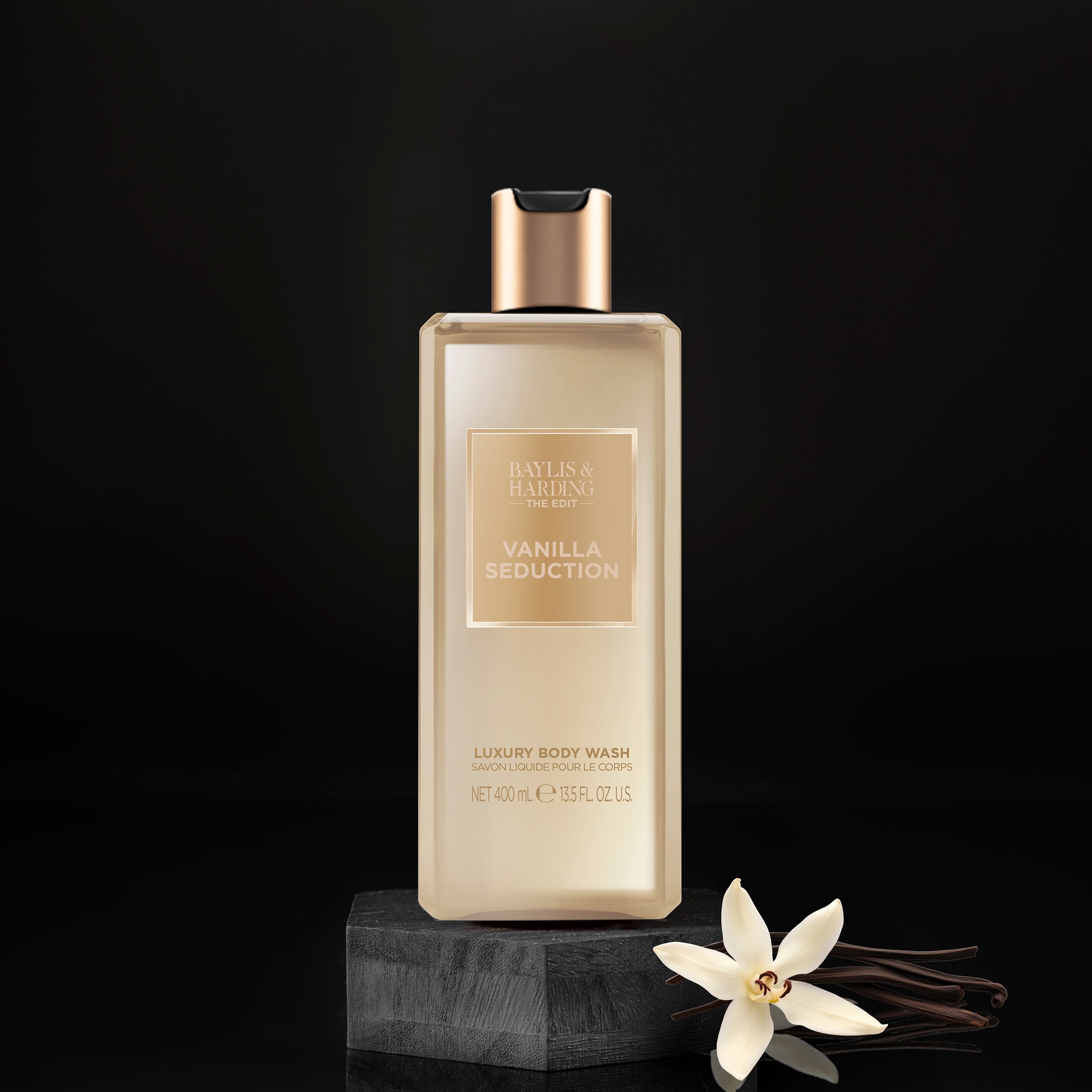 Baylis & Harding Edit Vanilla Seduction Body Wash 400ml thumbnail 2