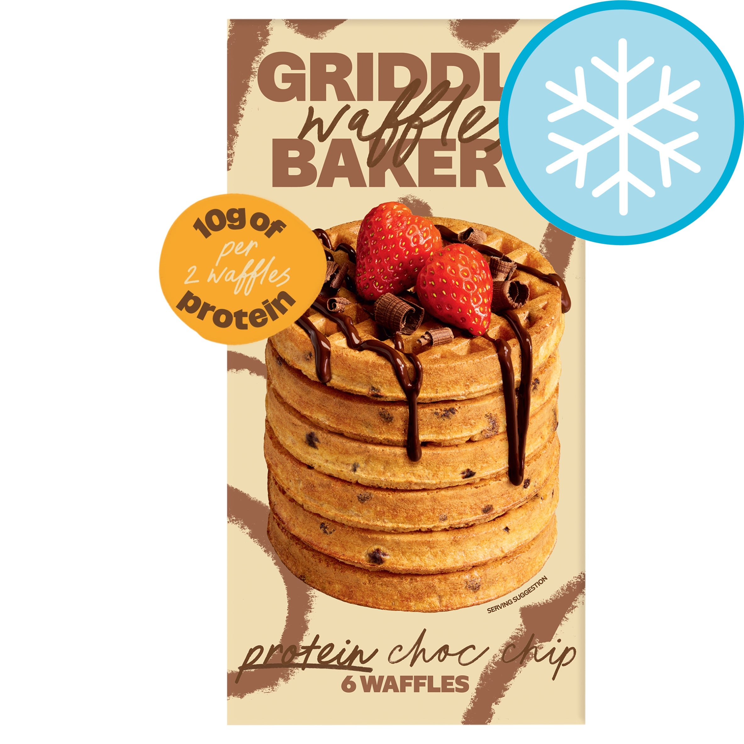 Griddle Choc-Chip High Protein Toaster Waffles