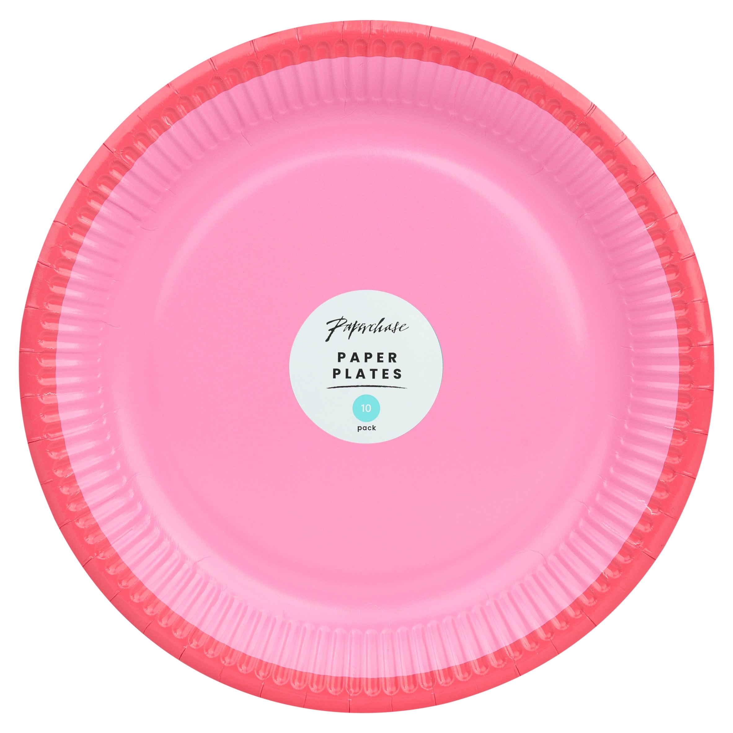 Paperchase Pink/Red Plate 10pk