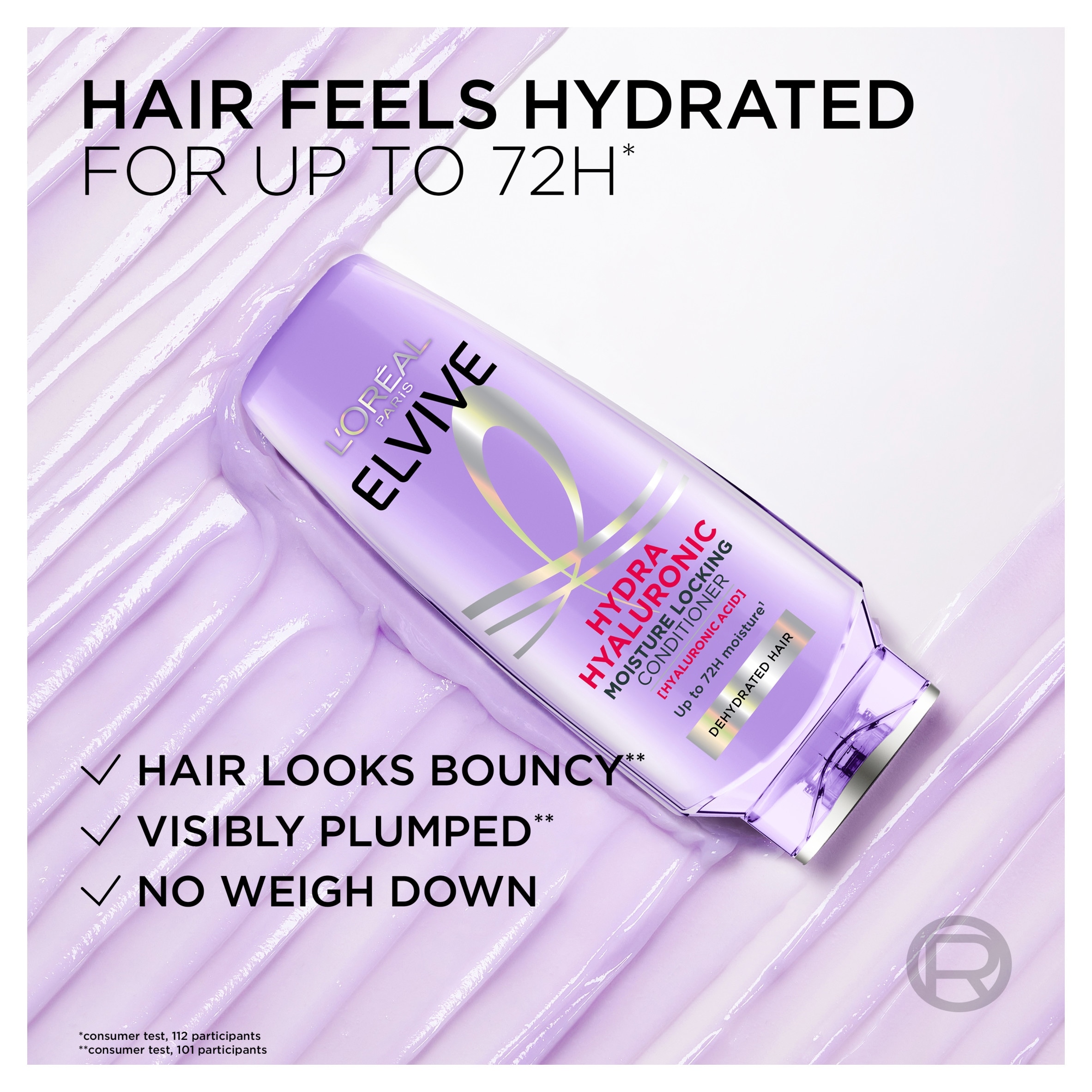 L'Oreal Elvive Hydra Hyaluronic Conditioner 300Ml thumbnail 3