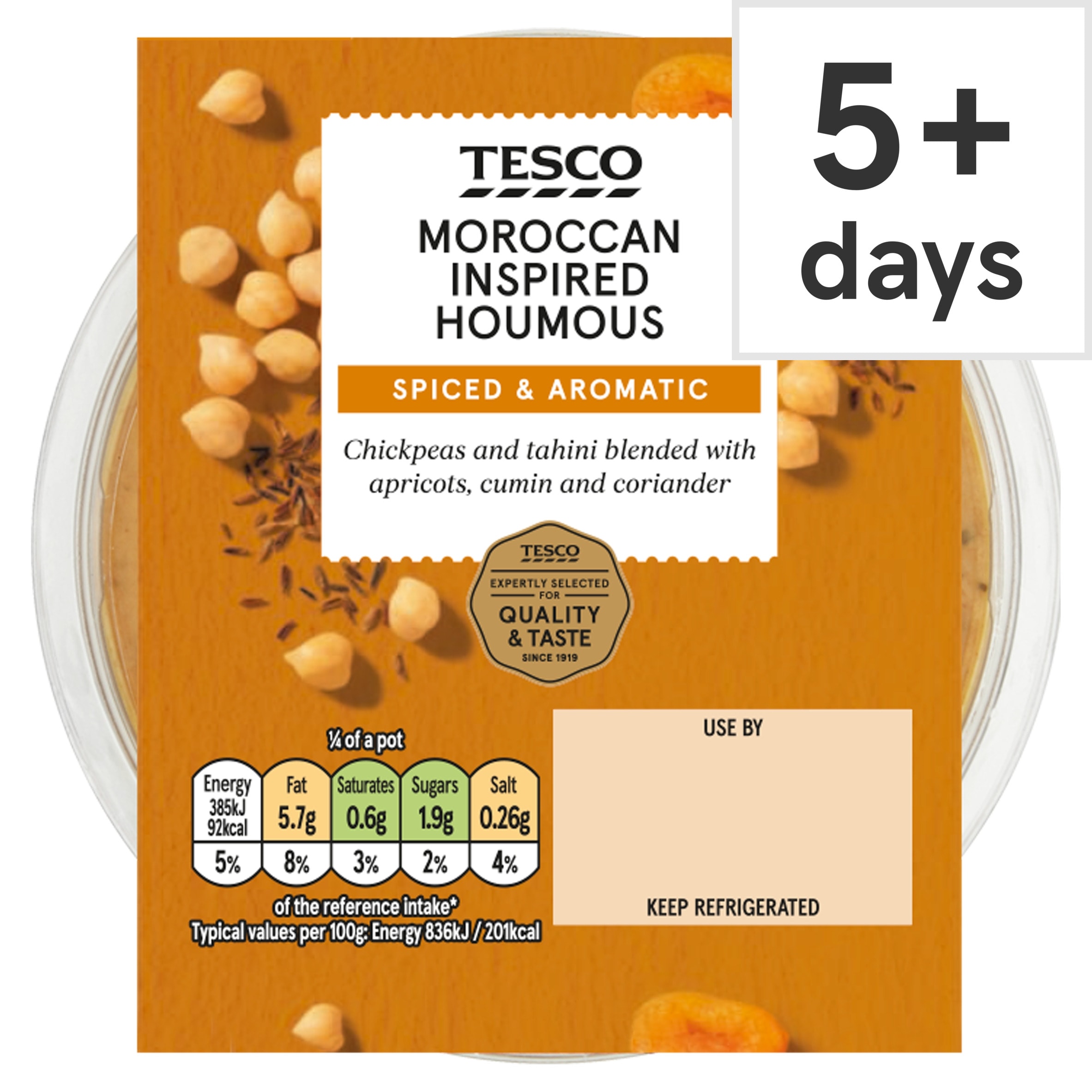 Tesco Moroccan Houmous 182g