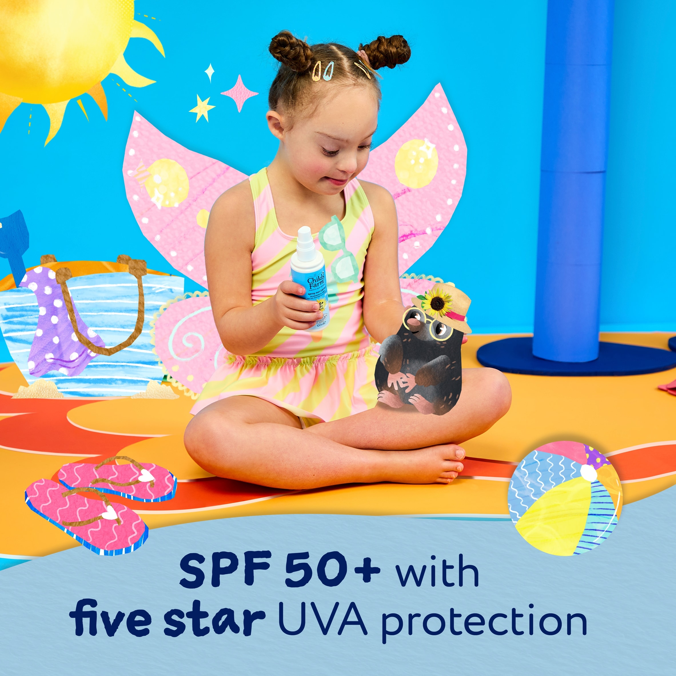 Childs Farm SPF50+ Sun Spray Fragrance-Free 100ml thumbnail 3