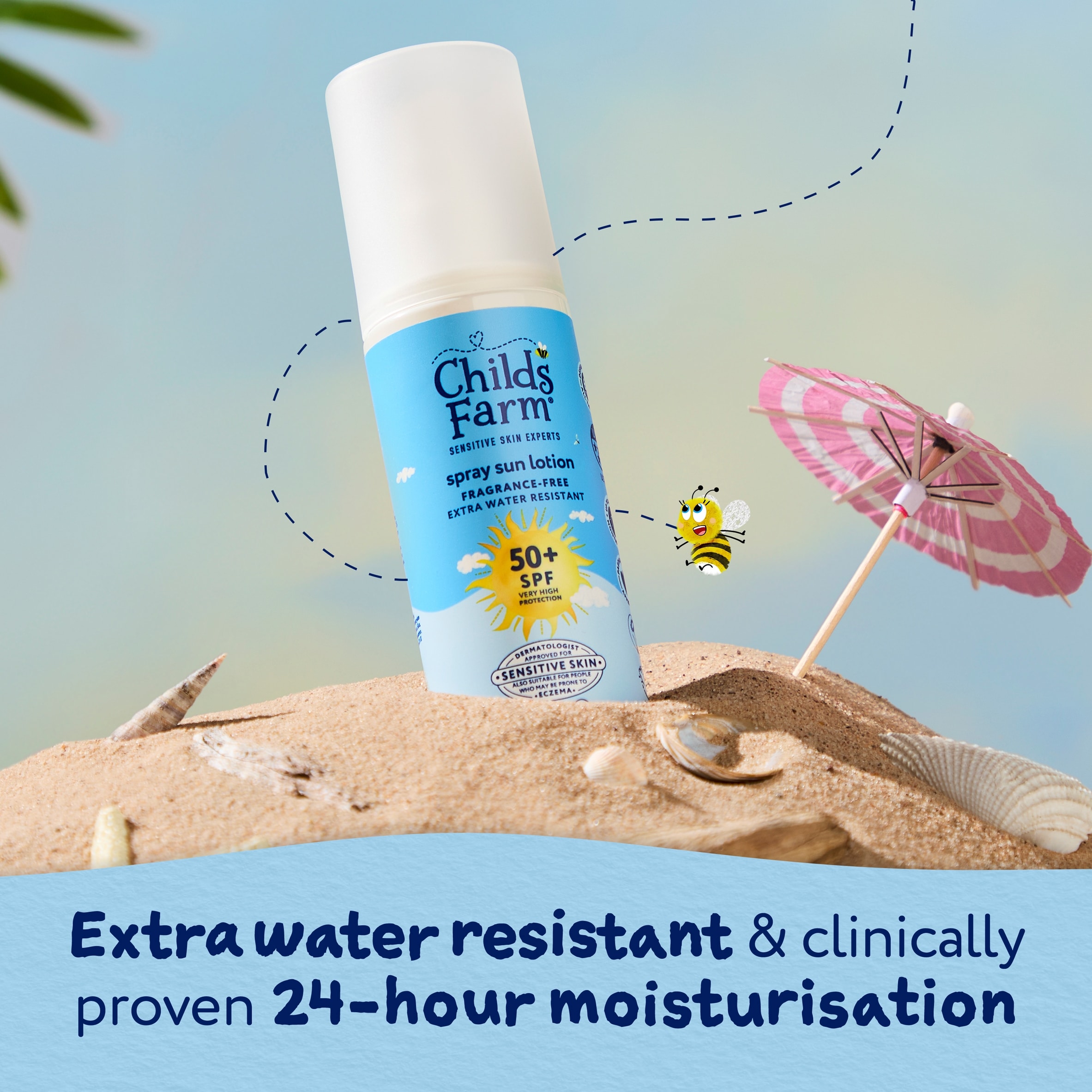 Childs Farm SPF50+ Sun Spray Fragrance-Free 100ml thumbnail 4