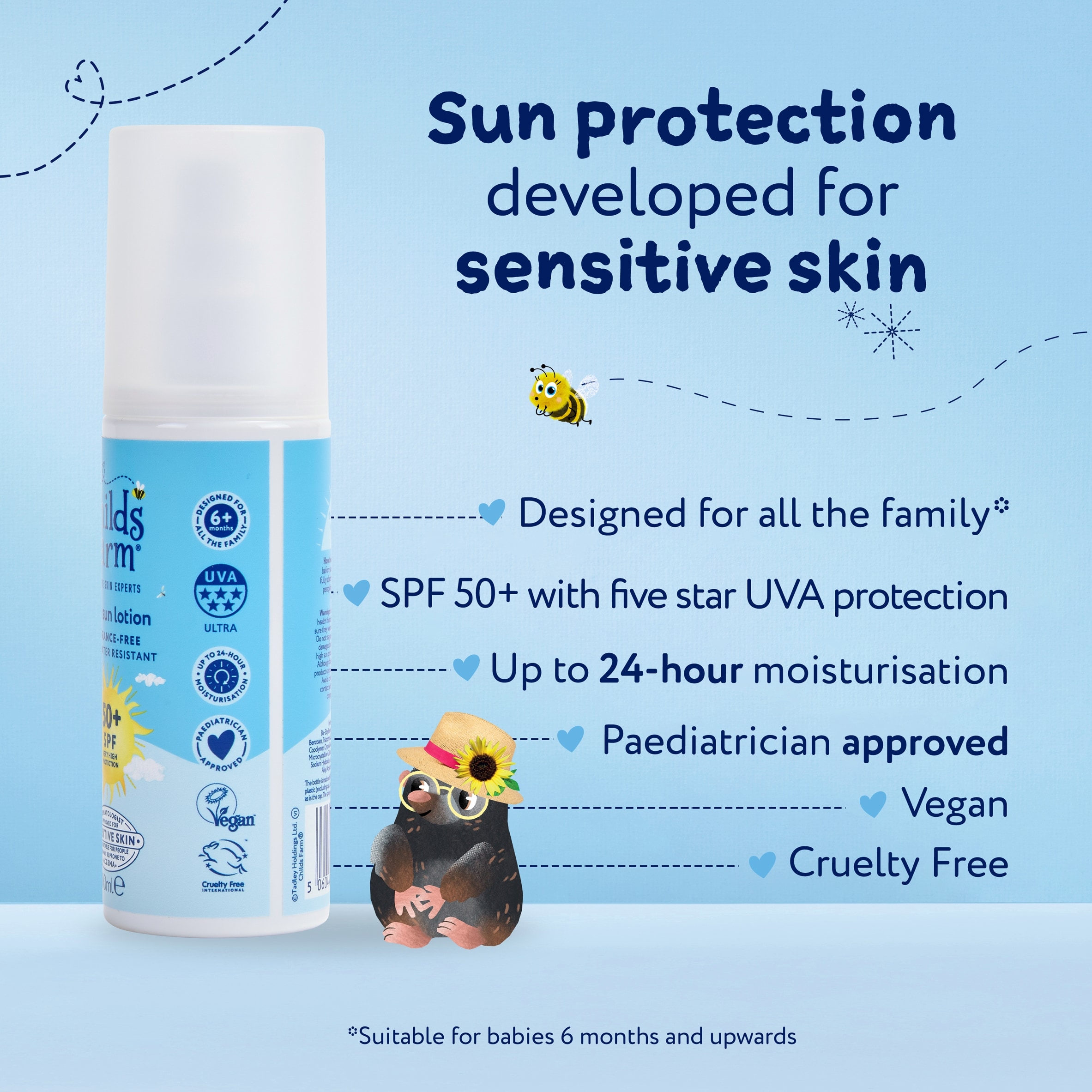Childs Farm SPF50+ Sun Spray Fragrance-Free 100ml thumbnail 5