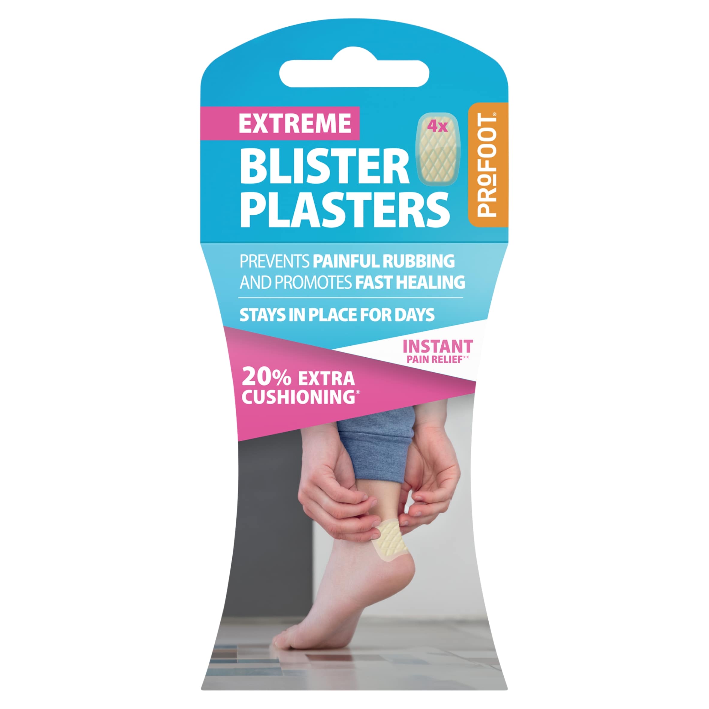  Profoot Extreme Blister Plasters 4 Pack