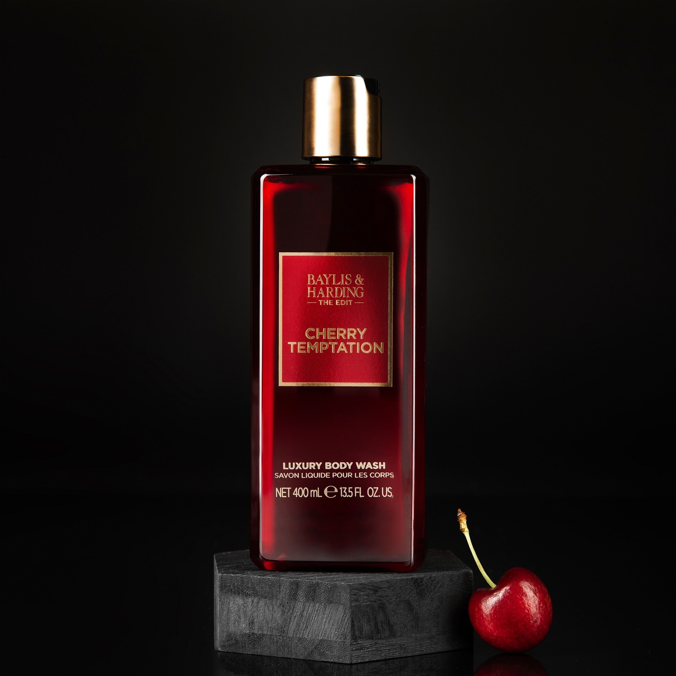 Baylis & Harding EDIT Cherry Temptation Body Wash 400ml thumbnail 2
