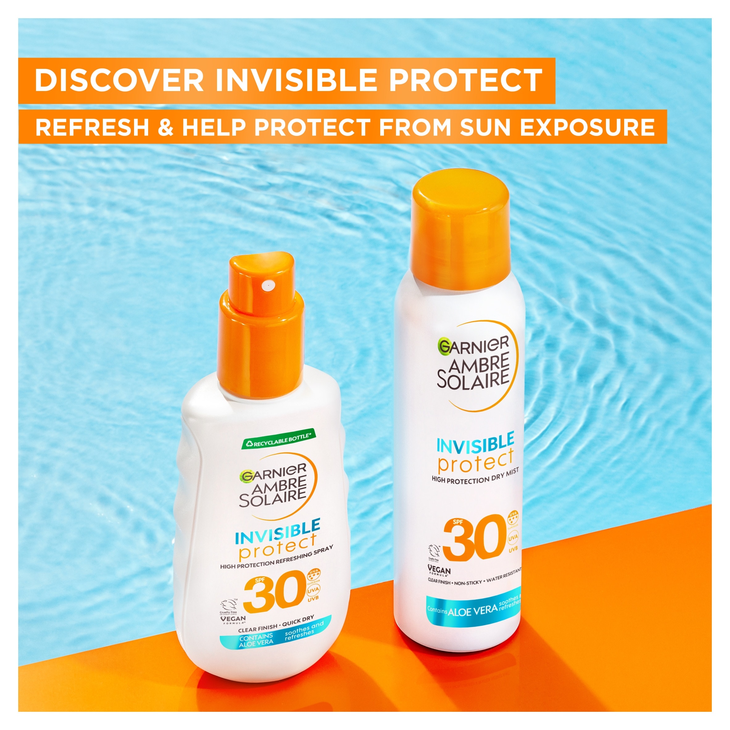 Garnier Ambre Solaire Invisible Protect SPF30 150ml thumbnail 3
