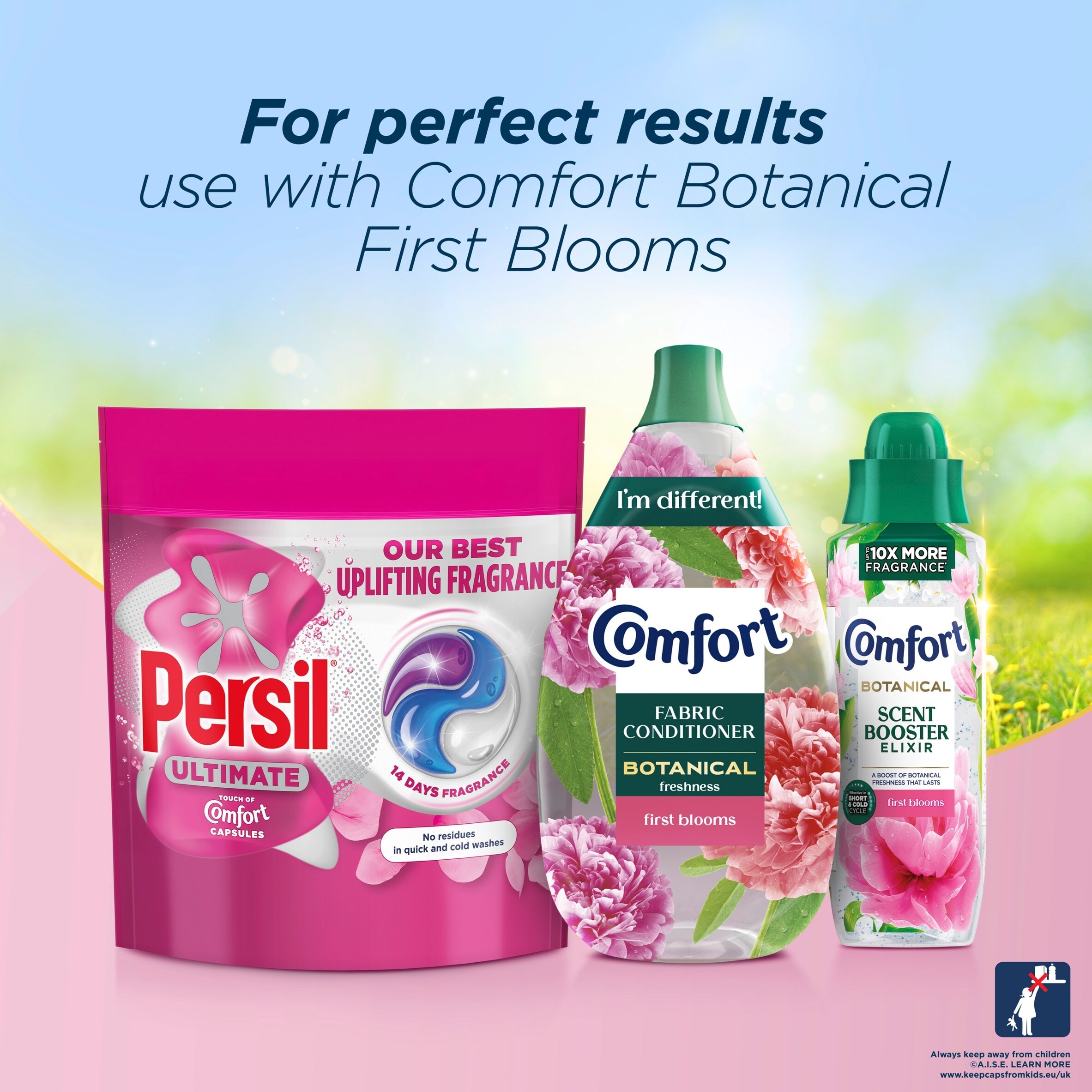 Persil Ultimate Touch of Comfort Laundry Washing Detergent Capsules 44 Washes 928g thumbnail 5