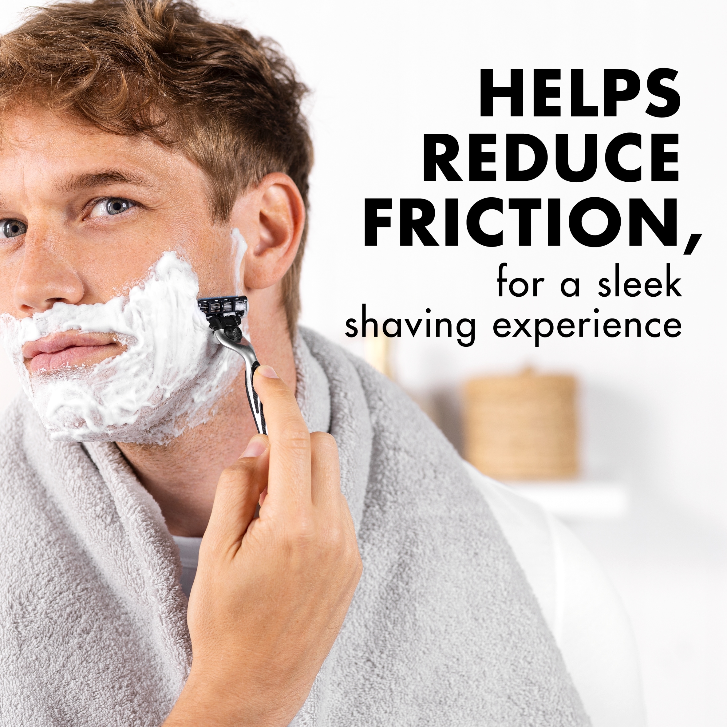 Gillette Original Scent Sensitive Shave Foam 400ml thumbnail 4