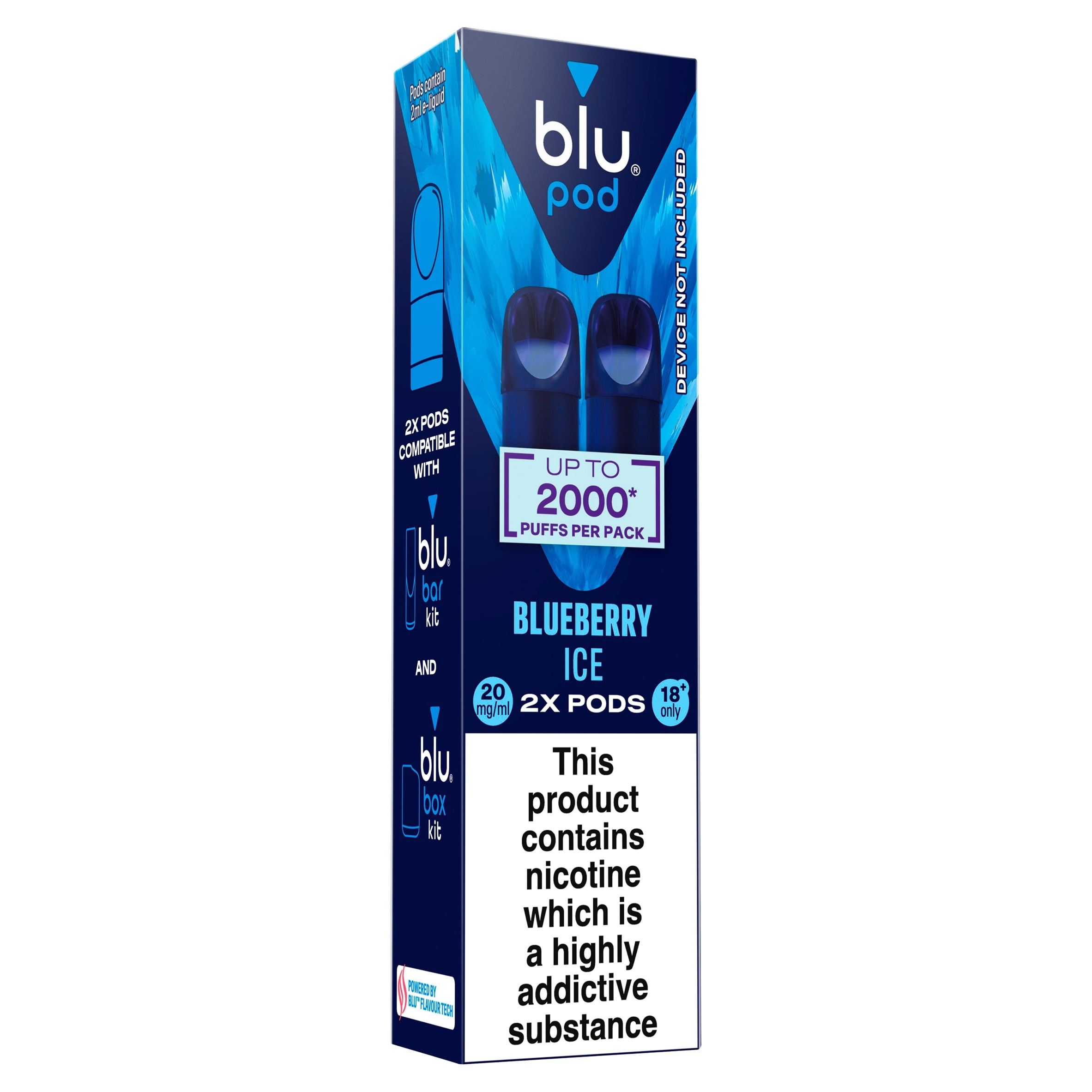 blu Pod Blueberry Ice 20mg/ml 2x 2ml thumbnail 2