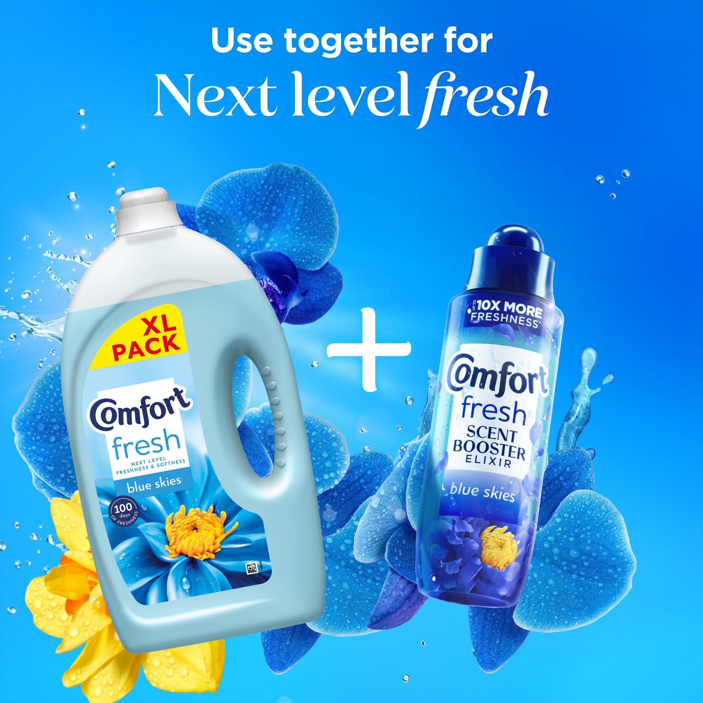 Comfort Fabric Conditioner Blue Skies 80 Washes 2400ml thumbnail 5