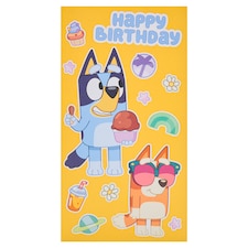 Danilo Birthday Card Happy Birthday Bluey (Sticker Sheet Inside)