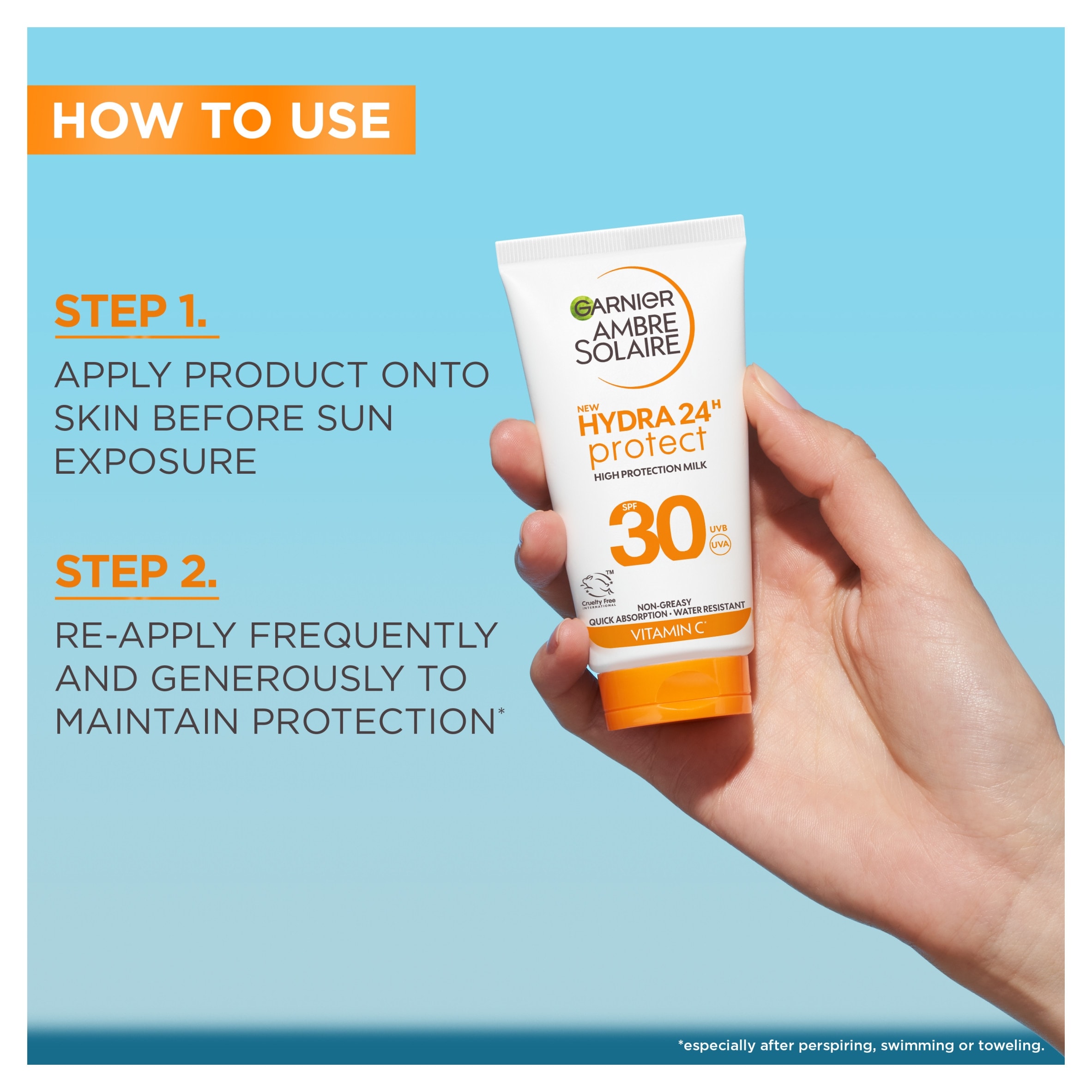 Garnier Ambre Solaire Hydra 24H Protect SPF30 50ml thumbnail 5