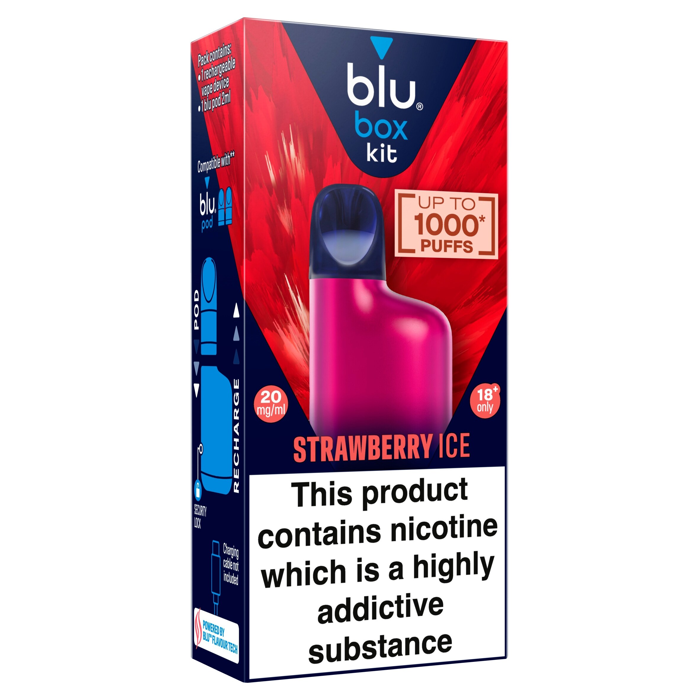 blu box kit Strawberry Ice Kit 20mg/ml 2ml thumbnail 2
