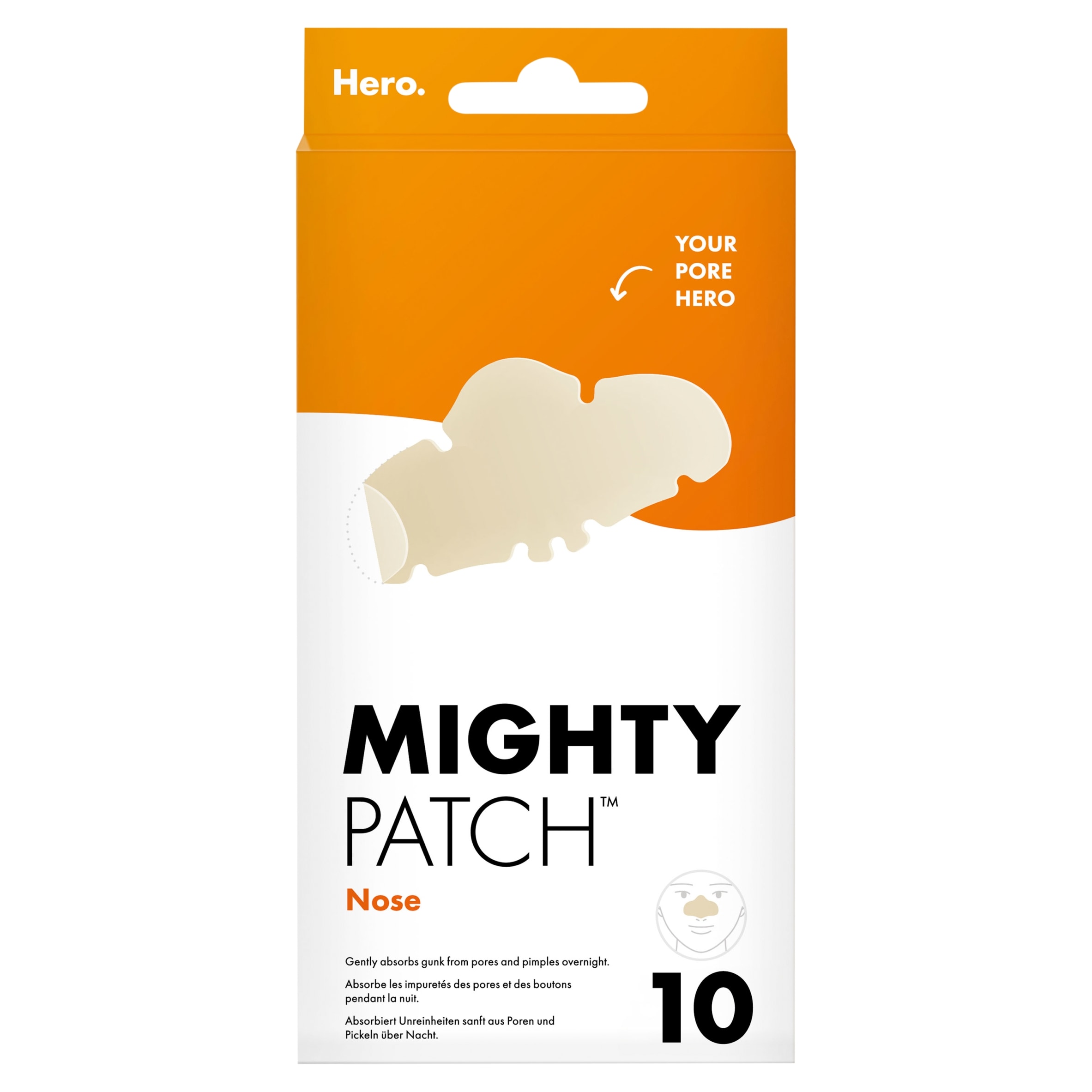 Hero Mighty Patch Nose 10 pack