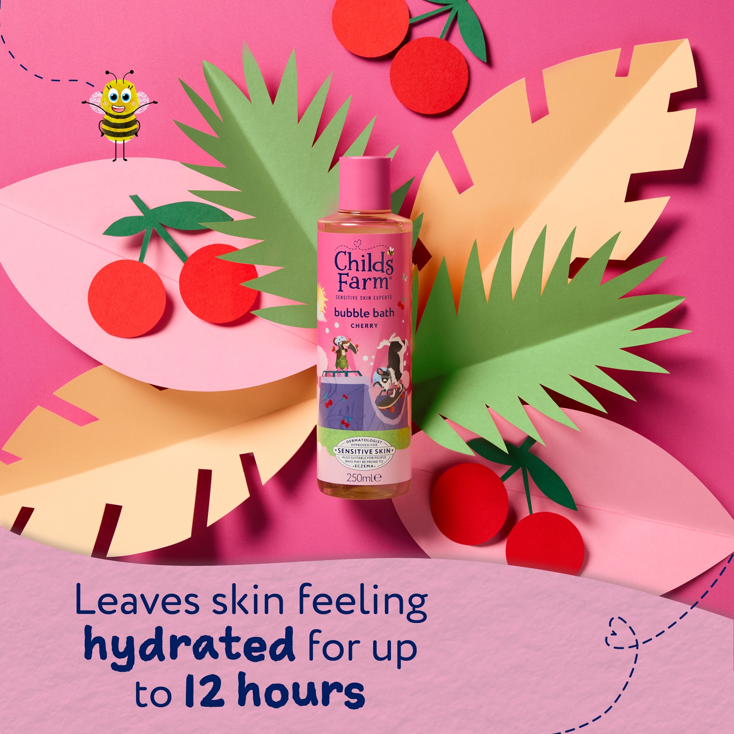 Childs Farm Bubble Bath Cherry 250ml thumbnail 5