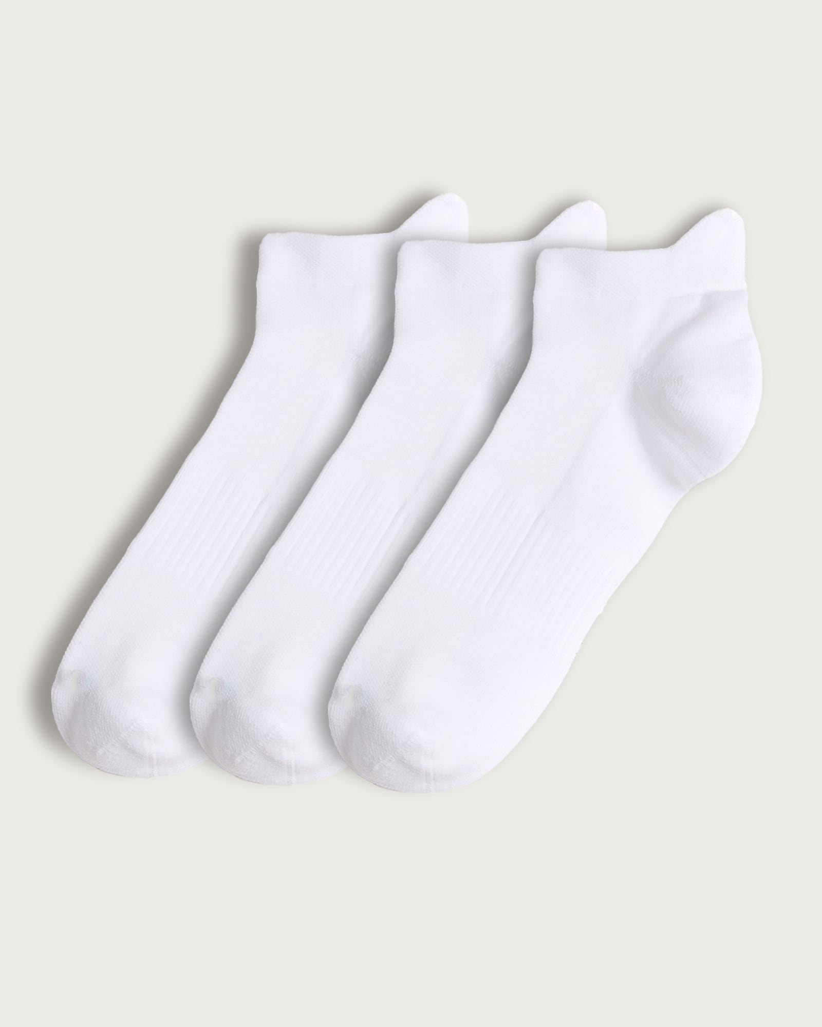 F&F Active 3-Pack Trainer Socks in White