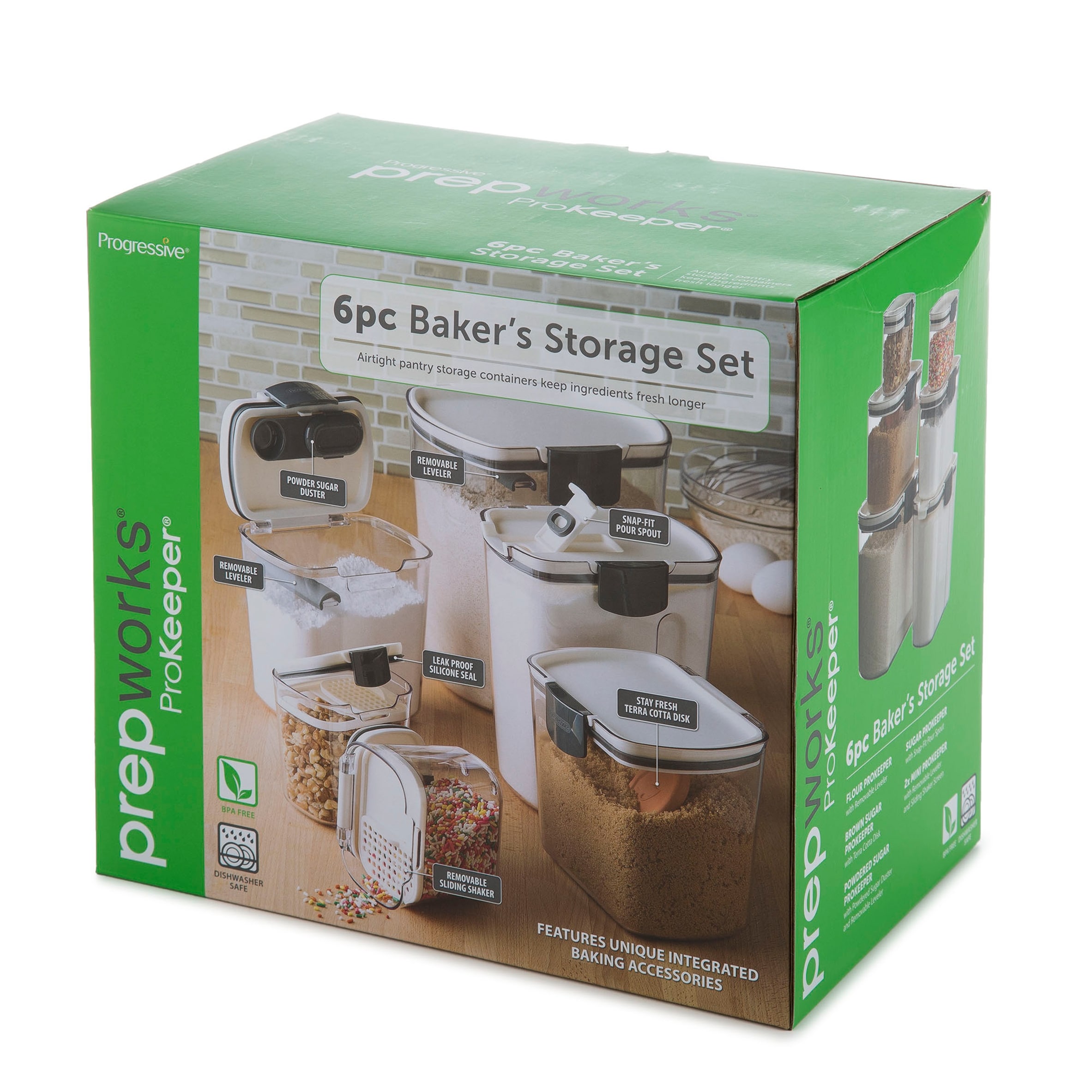 Joie Pro Keeper Baker's Food Storage 6 Piece Set