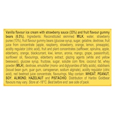 Wall's Haribo Push Up Vanilla & Strawberry Ice Cream Sticks 4 x 85ml thumbnail 4