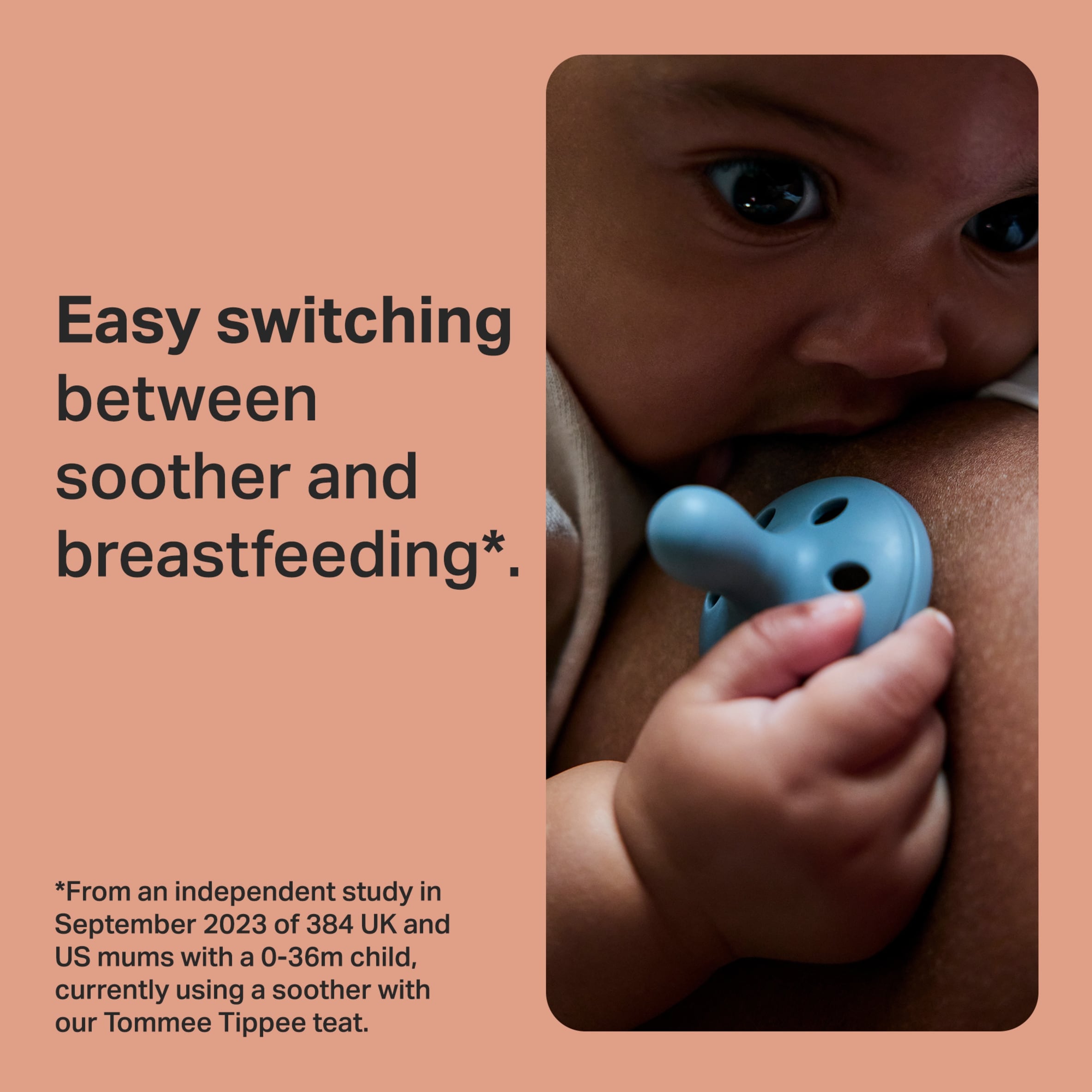 Tommee Tippee Breast Like Soothers x2 0-6 Months thumbnail 3