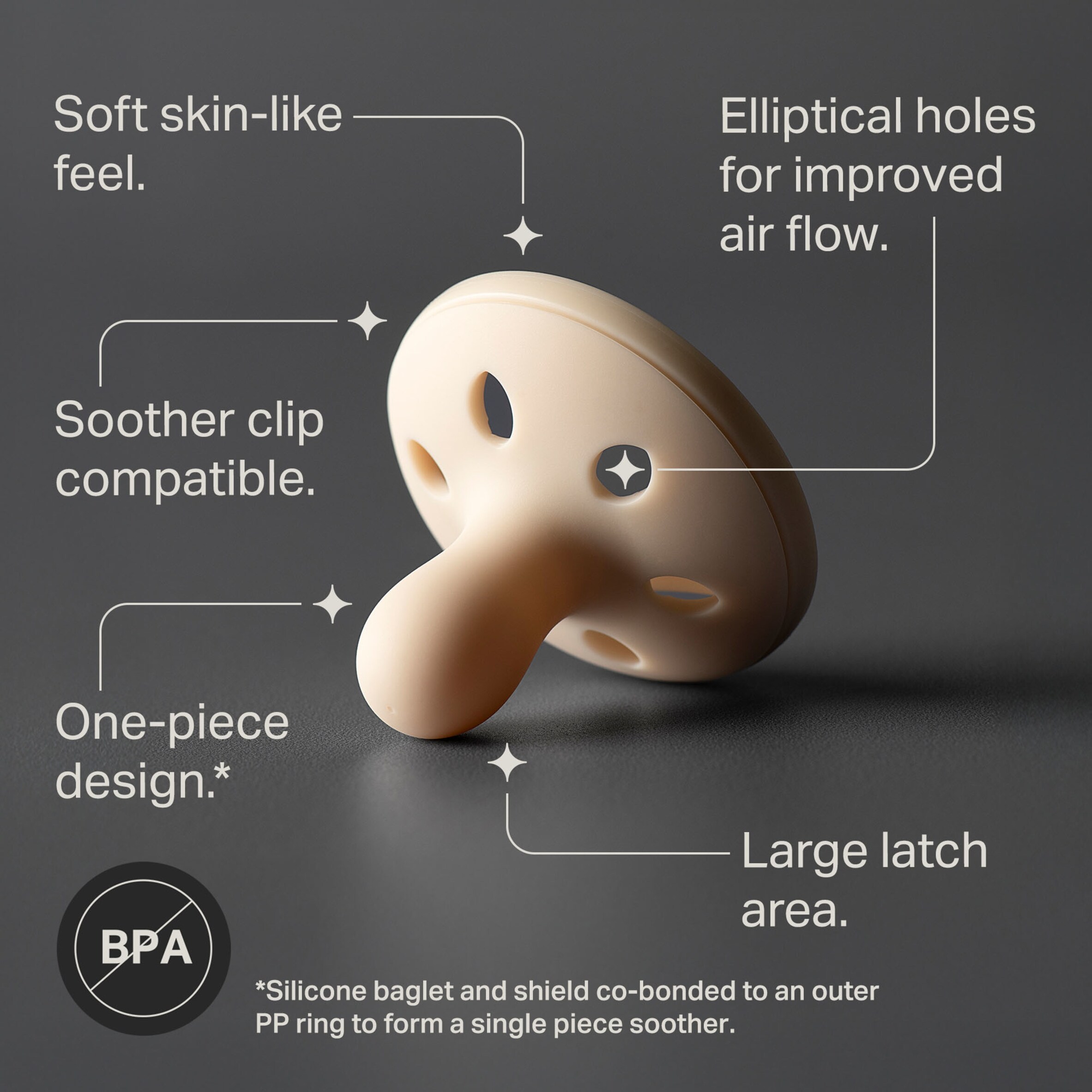 Tommee Tippee Breast Like Soothers x2 0-6 Months thumbnail 4