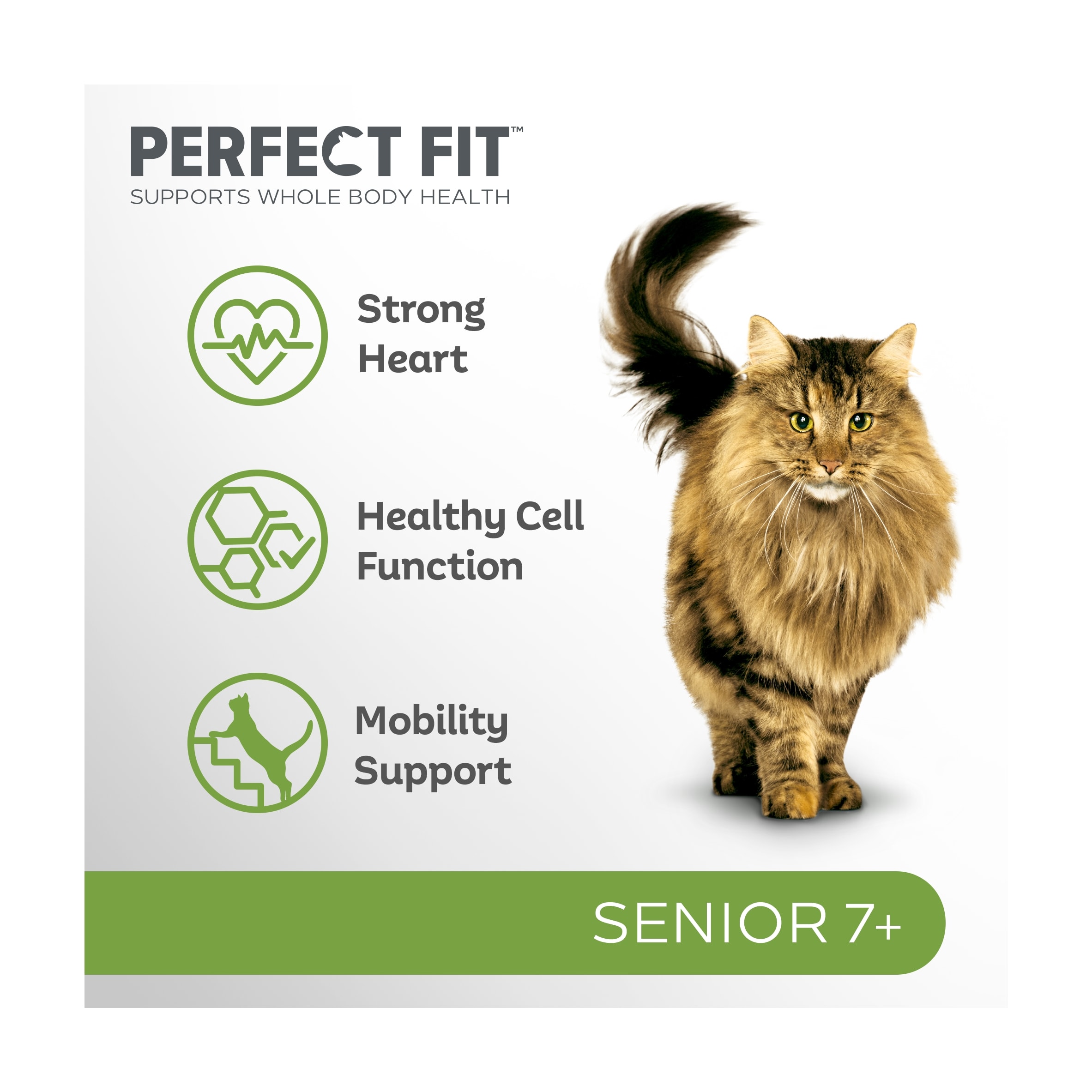PERFECT FIT Cat Complete Dry Food Senior 7+ Chicken 2.8kg thumbnail 2