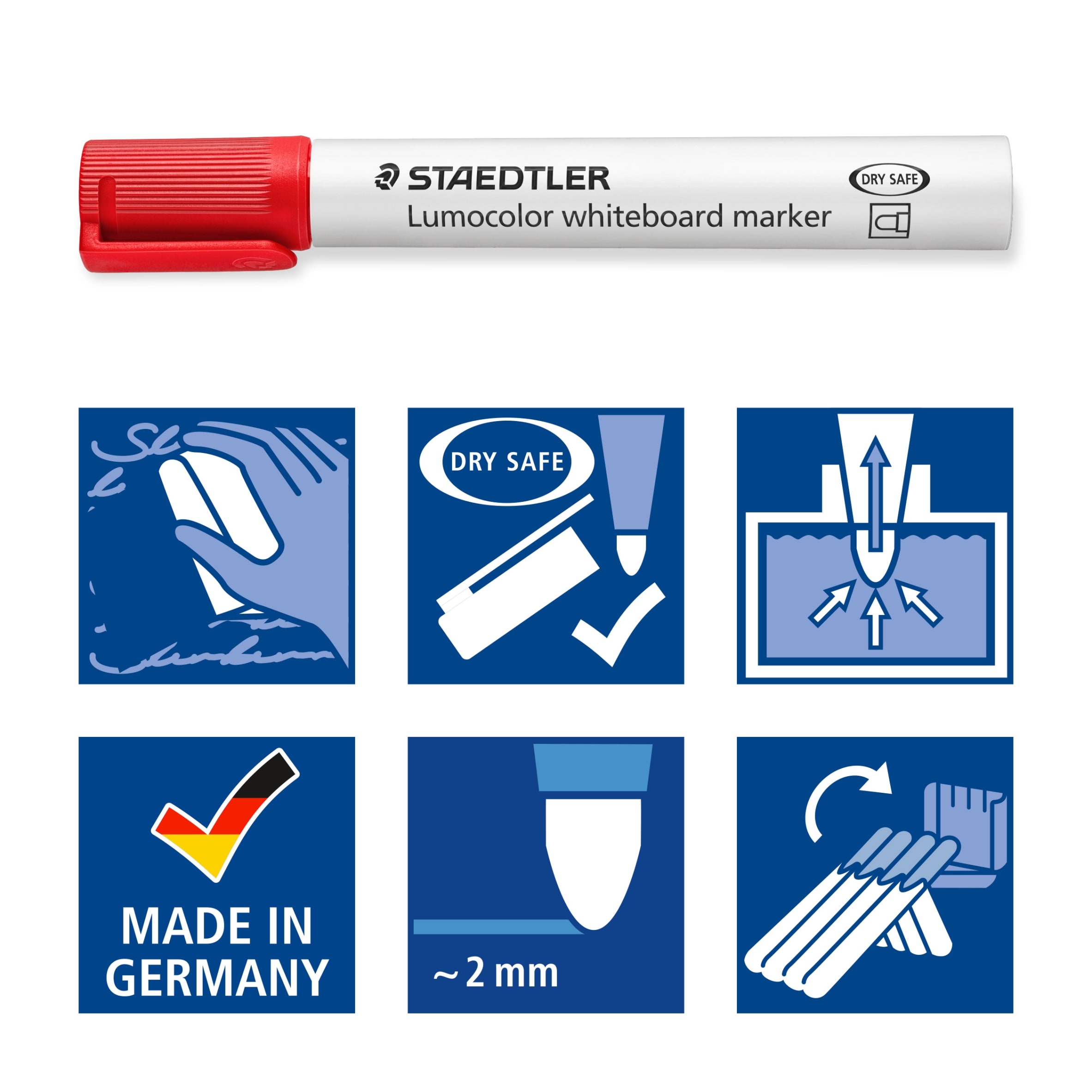 Staedtler Whiteboard Markers 10pk thumbnail 5