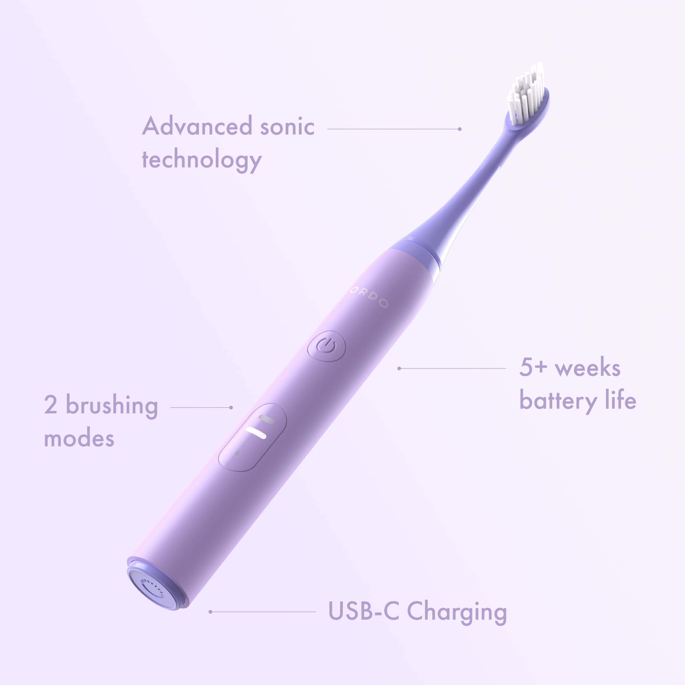 Ordo Sonic Lite Electric Toothbrush Lavender thumbnail 5
