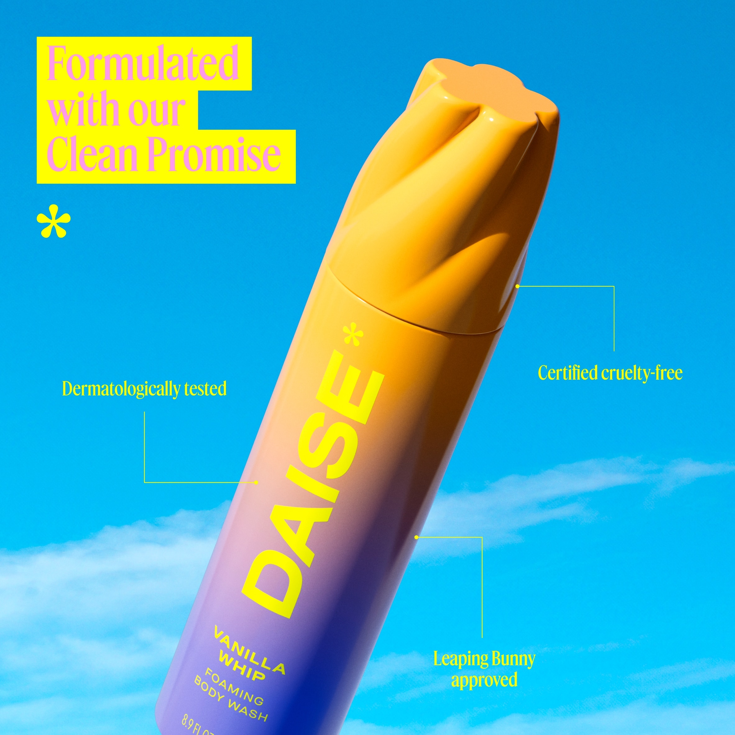 DAISE FOAMING BODY WASH VANILLA 265ML thumbnail 5