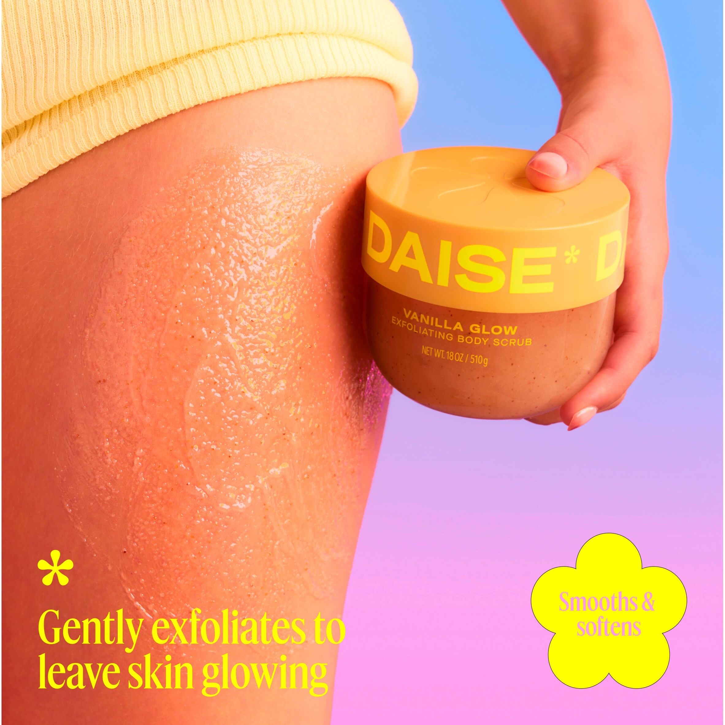 DAISE EXFOLIATING BODY SCRUB VANILLA 510G thumbnail 3