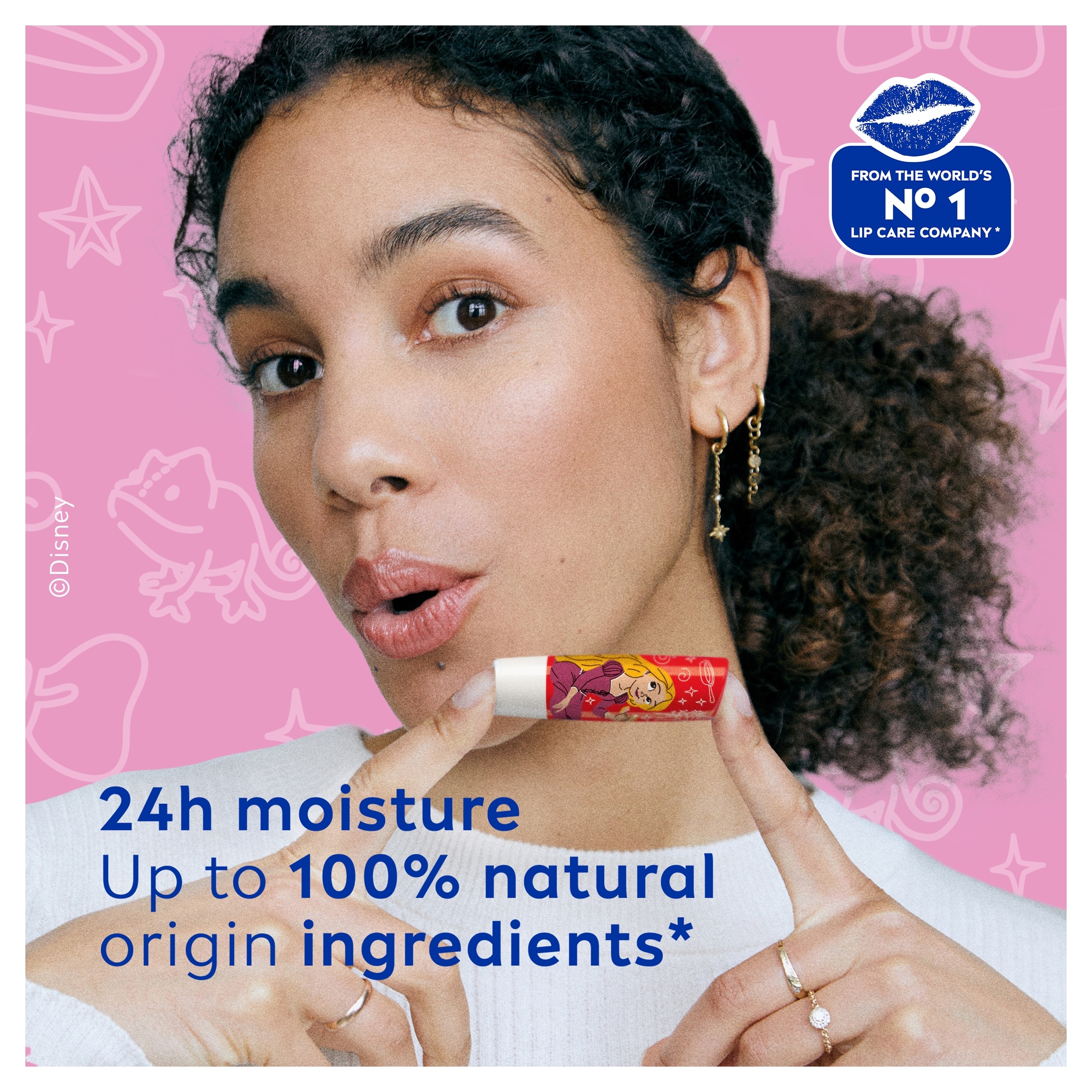 NIVEA Disney Rapunzel Wild Cranberry Lip Balm 4.8g thumbnail 5