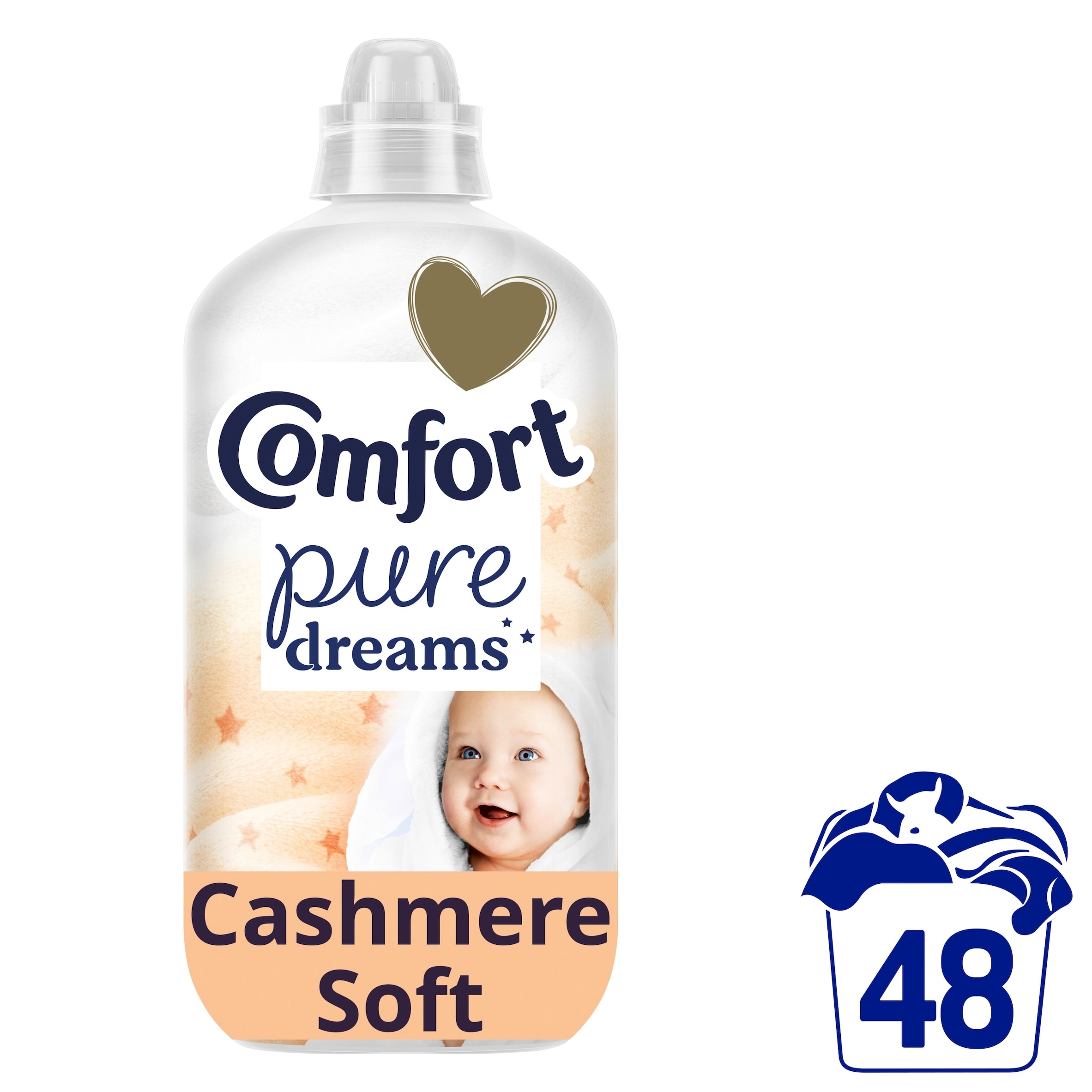 Comfort Pure Dreams Fabric Conditioner Cashmere Soft 48 Washes 1440ml