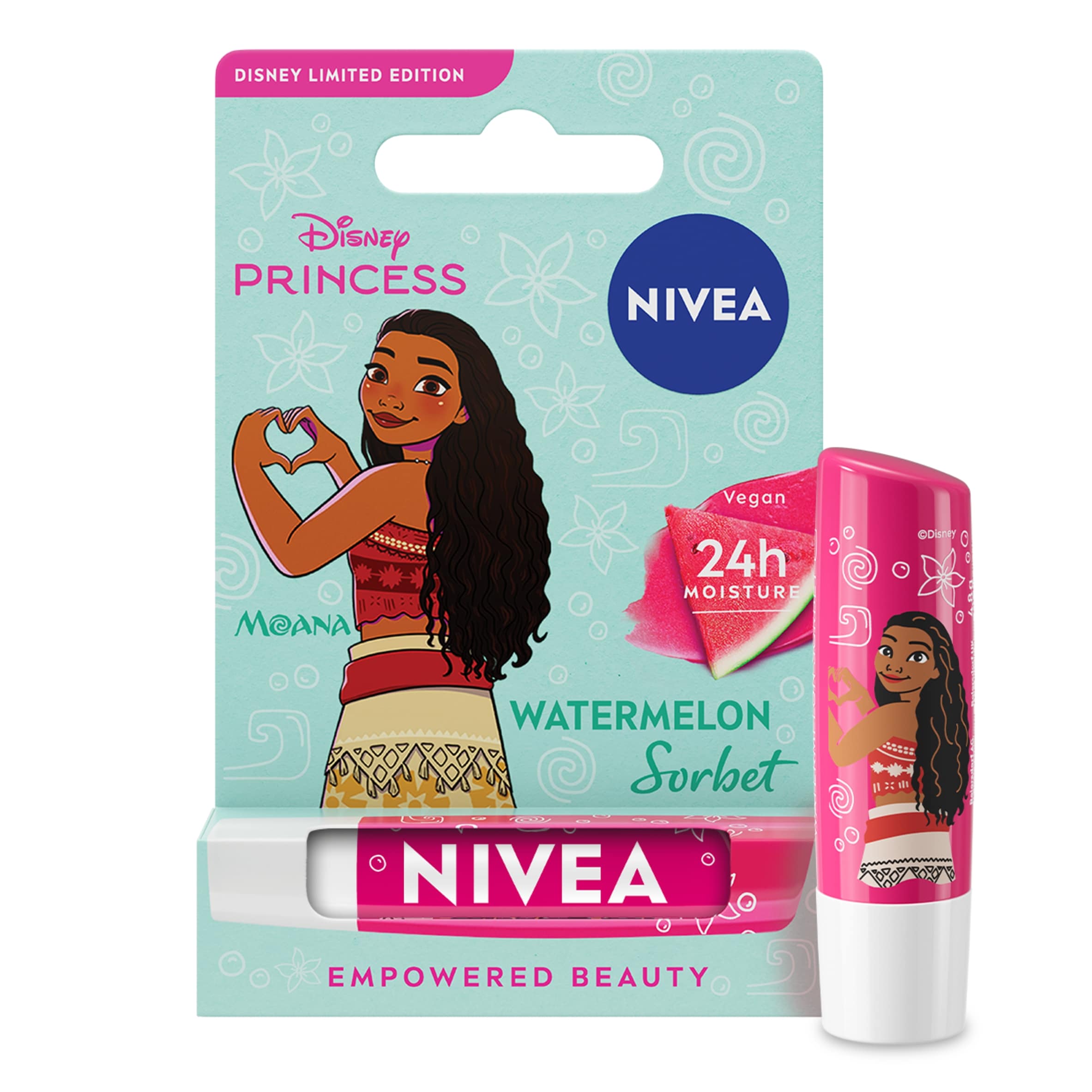 NIVEA Disney Moana Watermelon Sorbet Lip Balm 4.8g