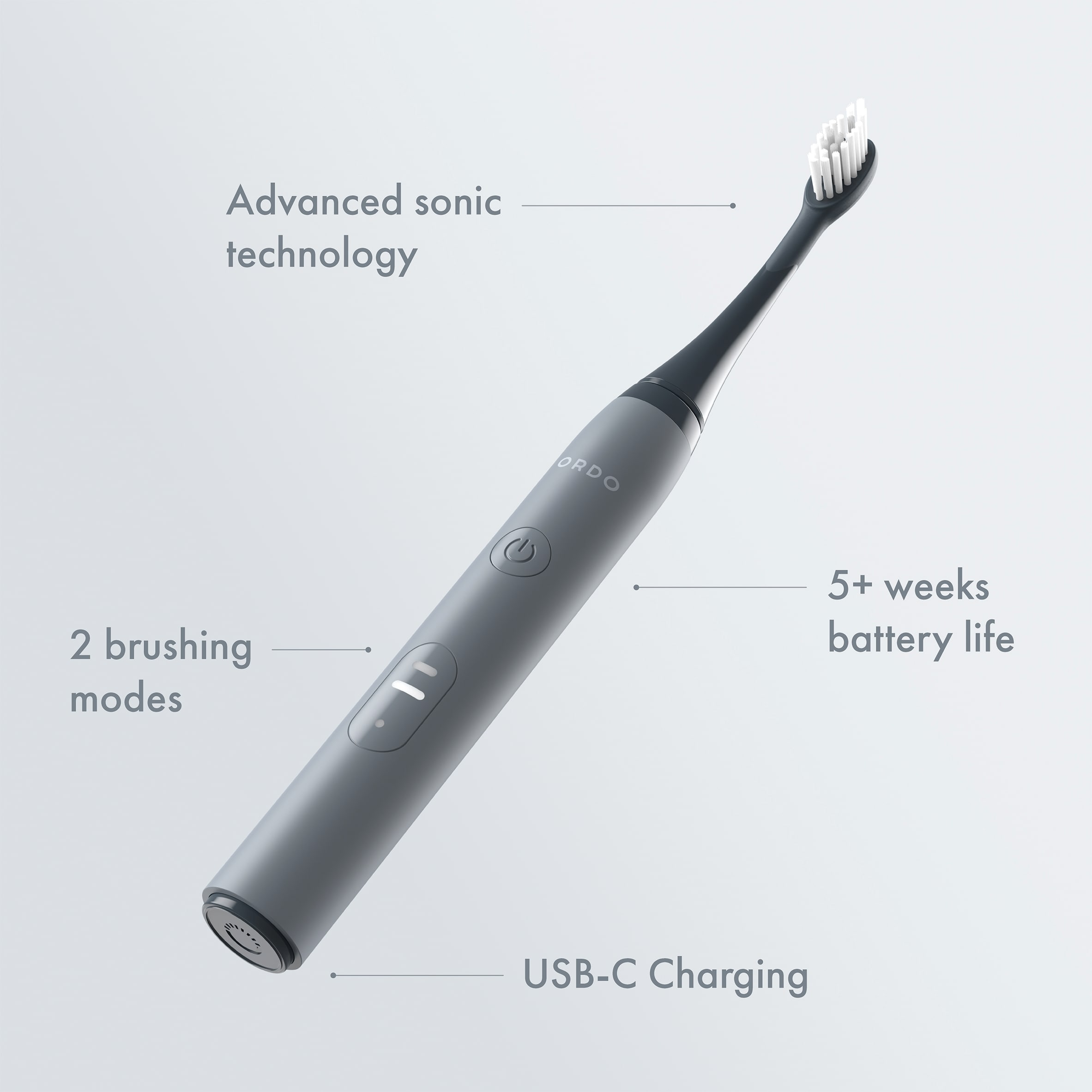 Ordo Sonic Lite Electric Toothbrush Stone thumbnail 4